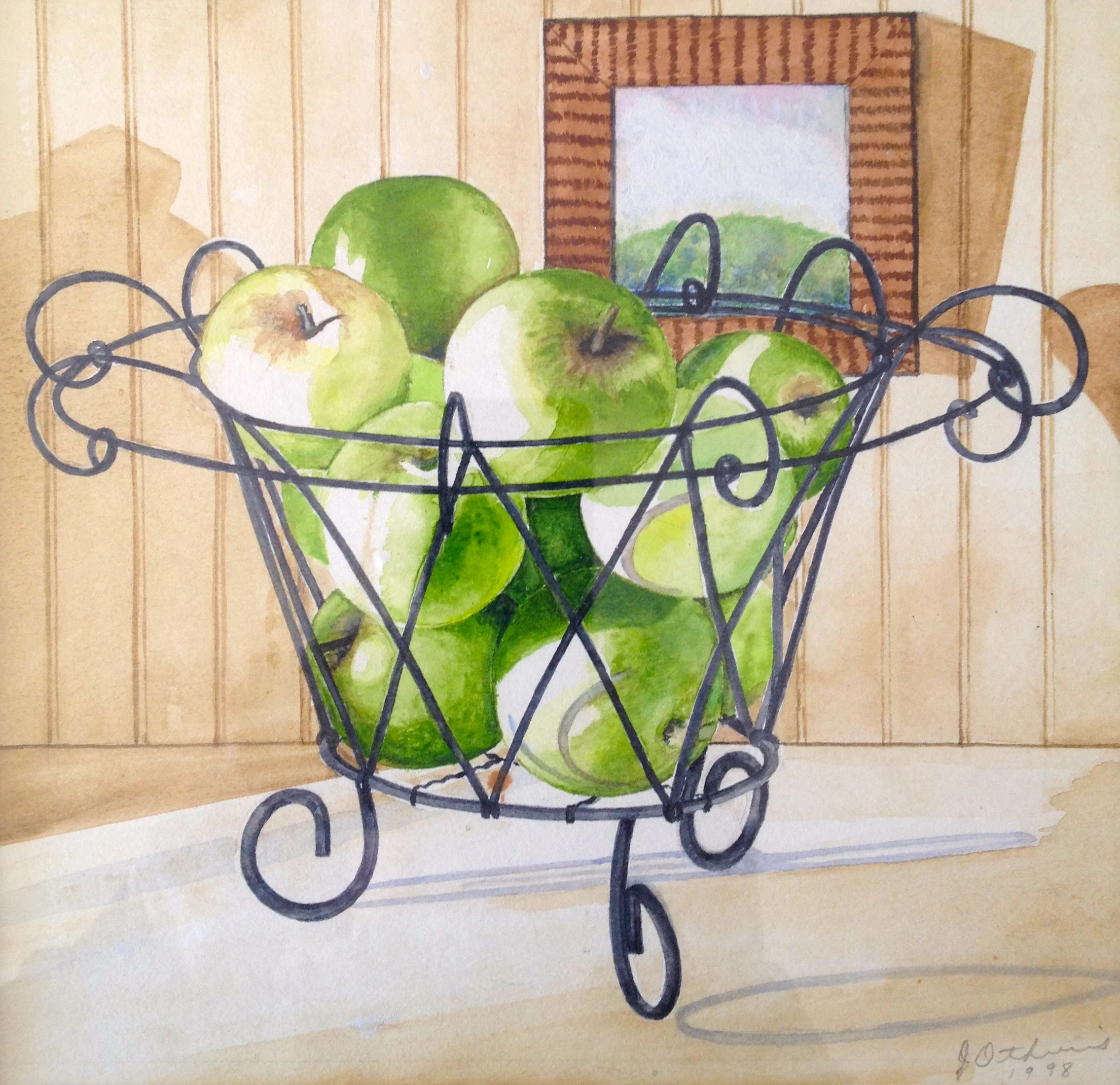 Green Apples 12x12 Private Collection