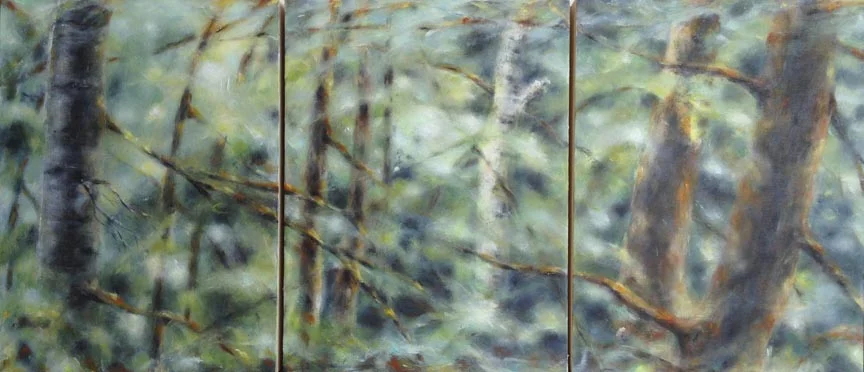 Where Every Tree Knows Your Name Acrylic on Panels 18x36 Sold