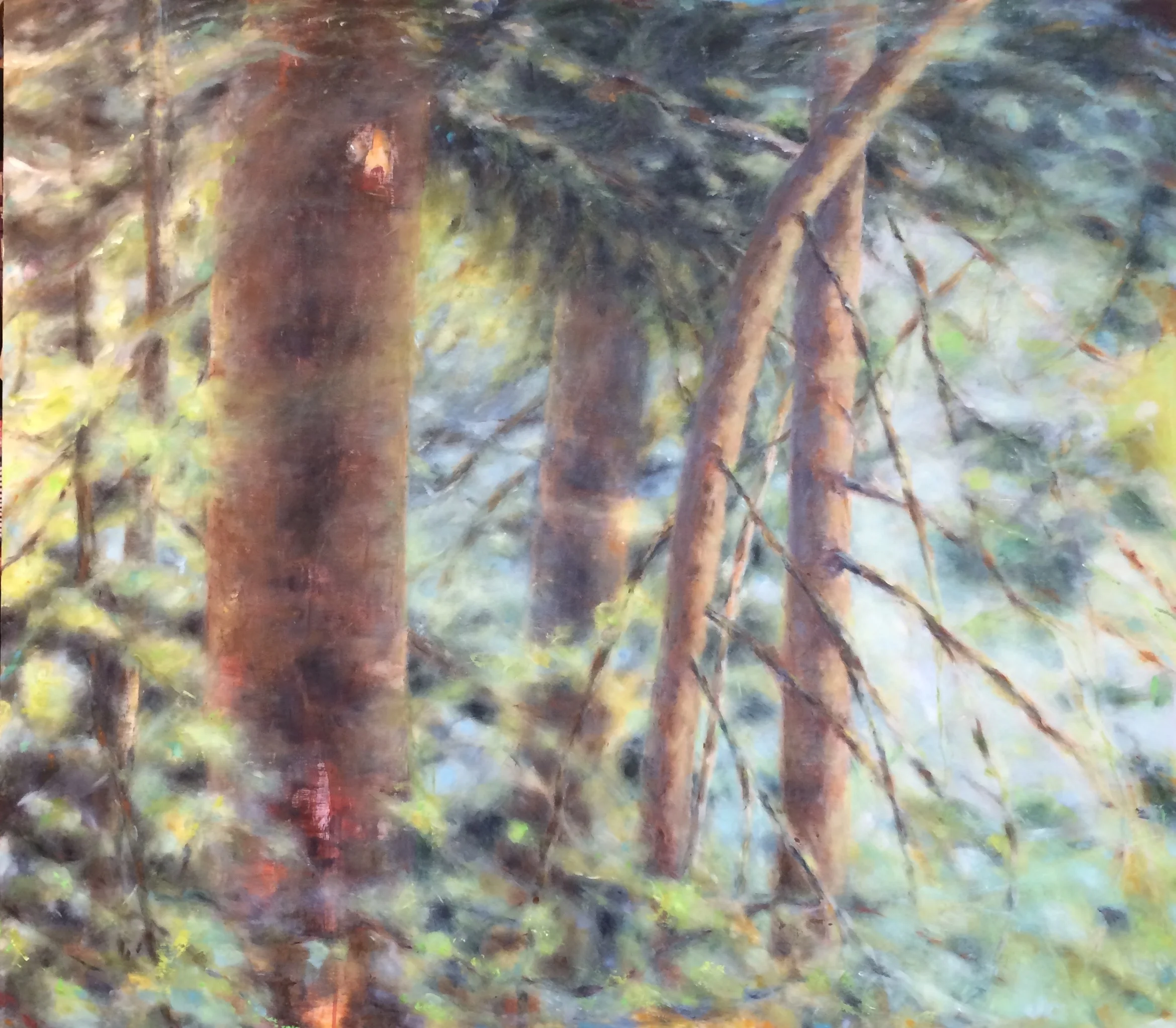 You Missed the Memo Acrylic on Panel 48x42 Sold