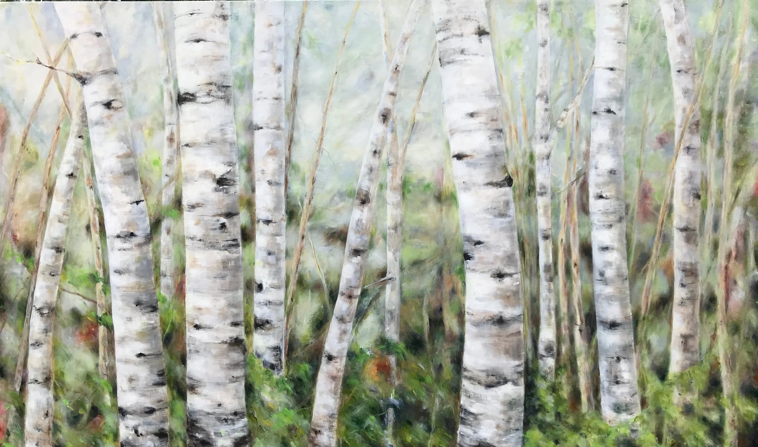 Bliss Acrylic on Canvas 60x36 Sold