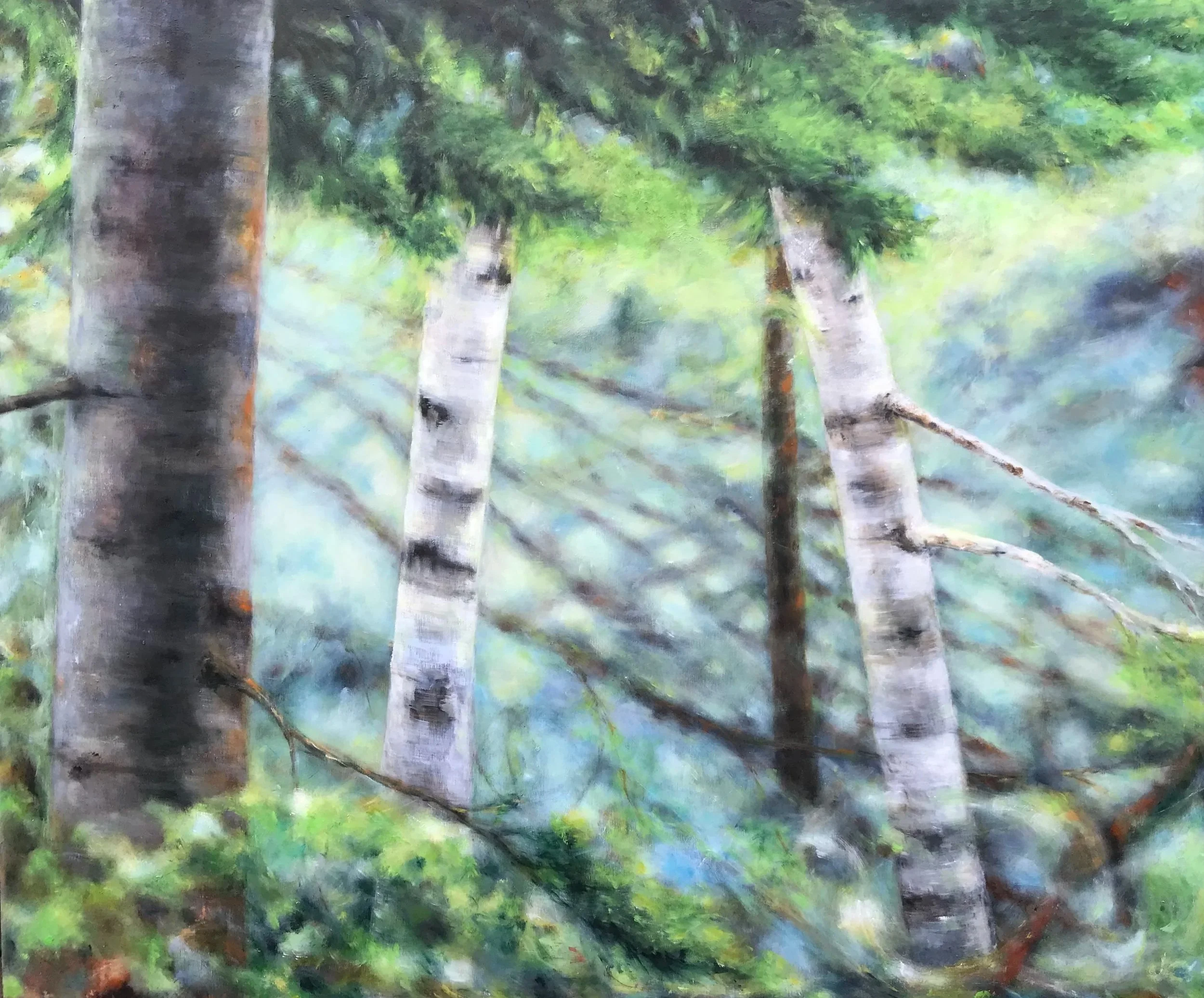 One Way or Another Acrylic on Panel 42x36 Sold