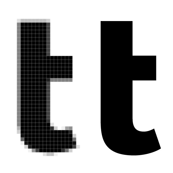 Type and vectors Type always looks best when printed from vector artwork, and this is created in Illustrator or InDesign. Please don’t use Photoshop to create type. Fonts printed from rasterized images look rough around the edges and nobody wants that.