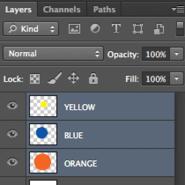Layers The Riso artworking process is much like screen printing. Each colour needs to be on a separate layer, and will be made into its own plate. Please make a layer for each colour in each of your supplied files.