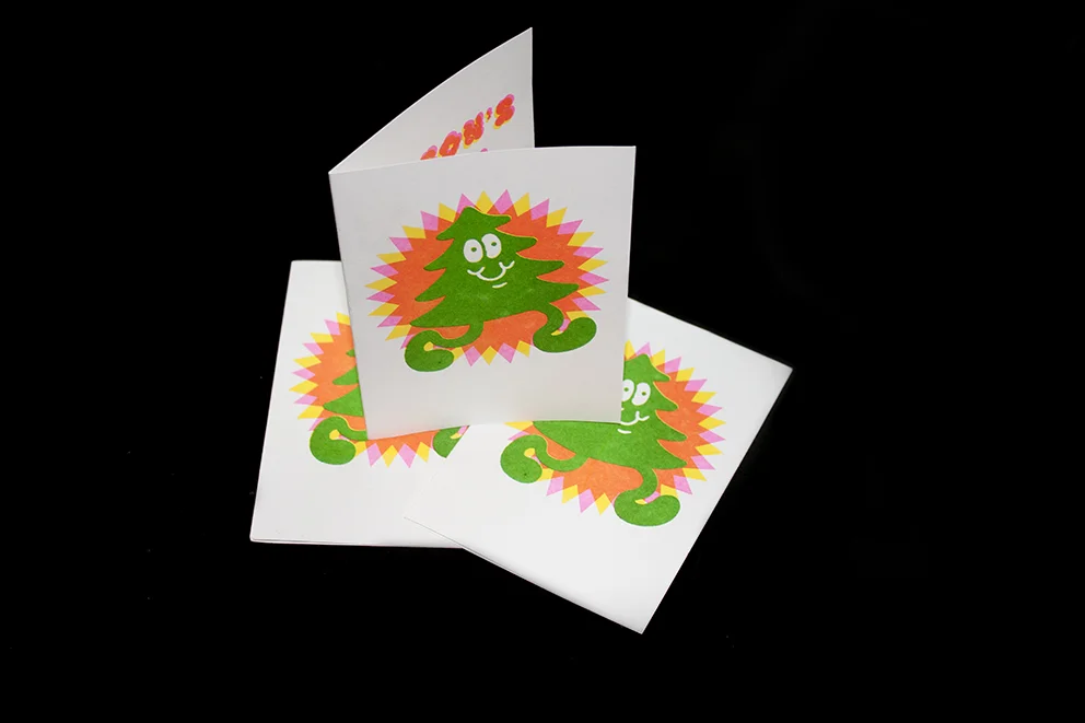 Xmas Card Printing Riso Workshop