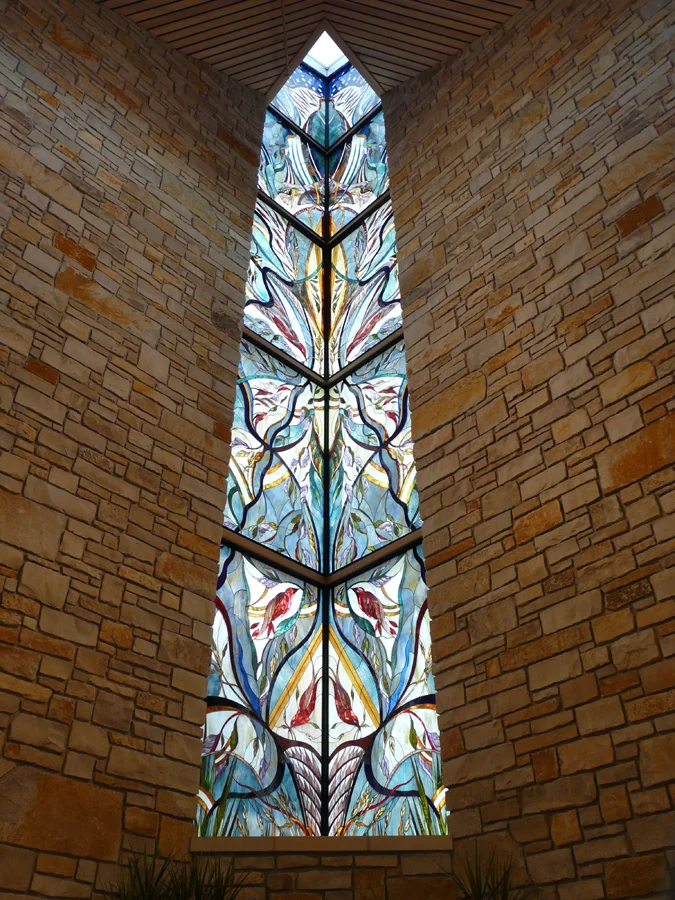And You Are The Branches, detail, Center window,