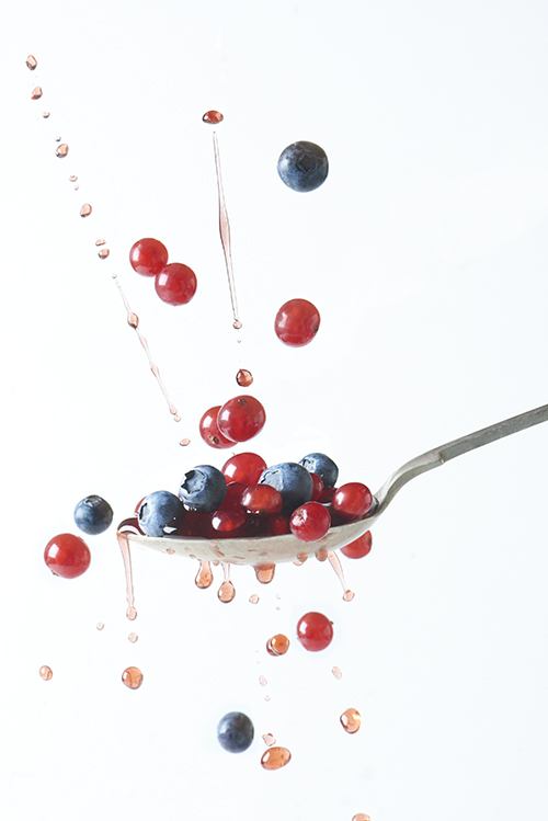 Blueberry and redcurrant splash