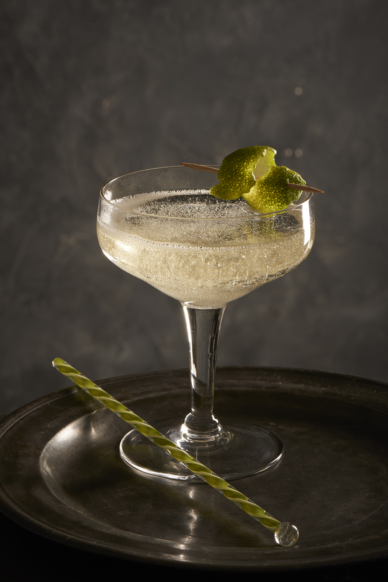 Elderflower champagne cocktail