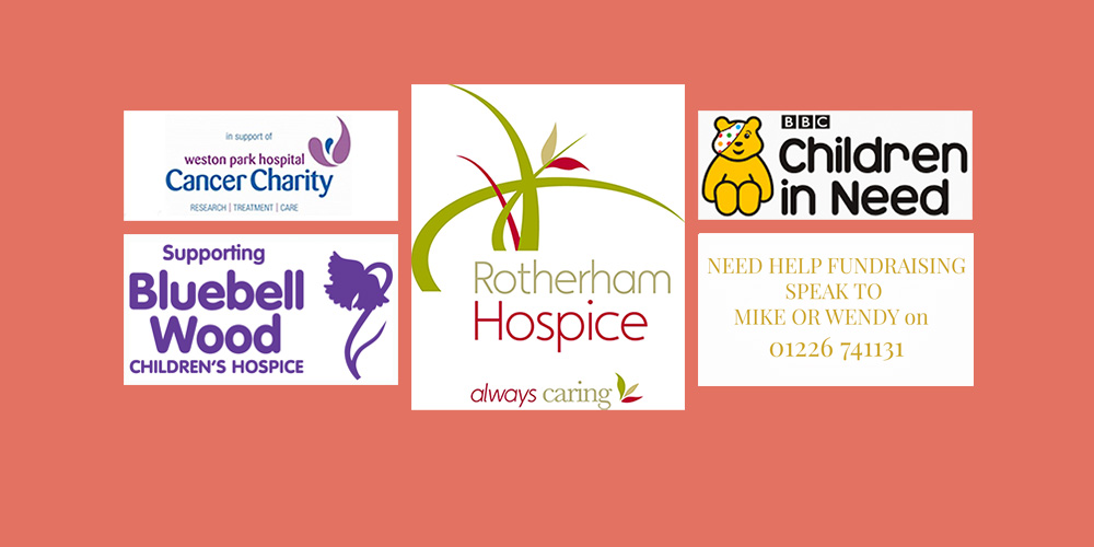 If you need help fundraising call Mike or Wendy on 01226 741131