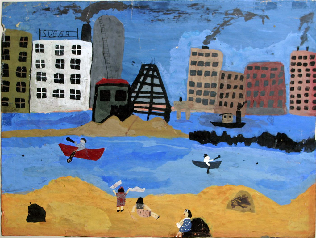 Children's artwork from the 1930s.