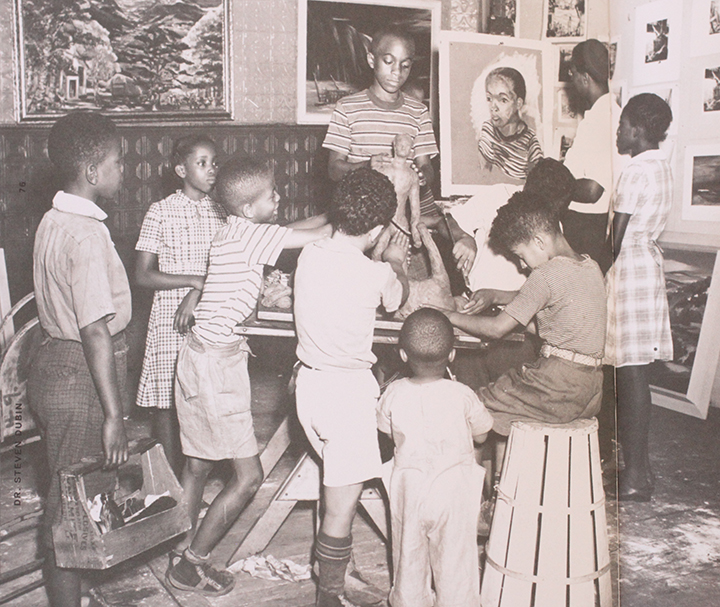 Funded by the Institute of Museum and Library Services (IMLS), this project encompassed much more than just a gallery exhibition. The project began with a collection of artworks created by children during the Depression under the auspices of the Works Progress Administration's Federal Art Project. 