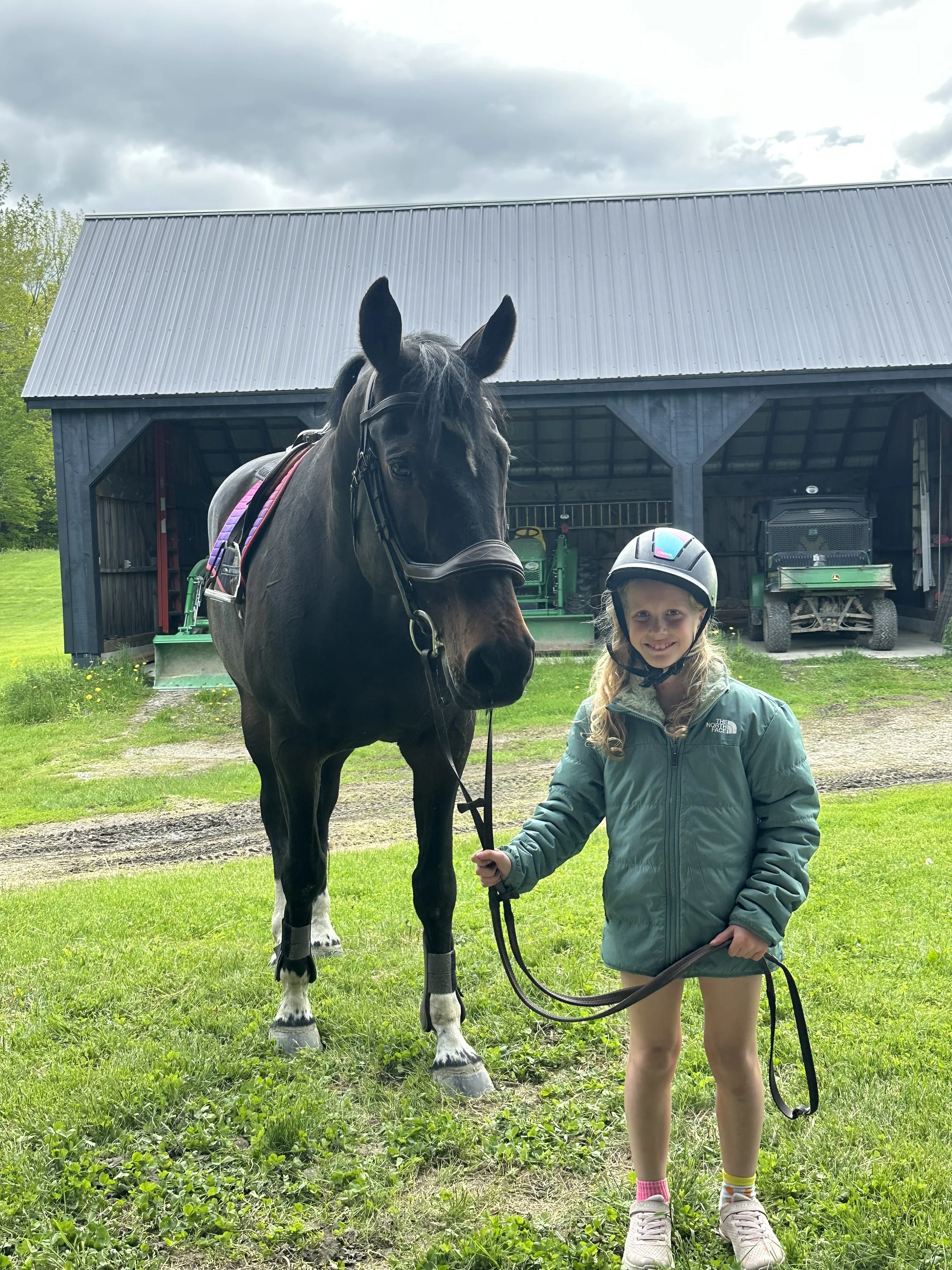 Reese & Bailey after an afternoon ride 2025