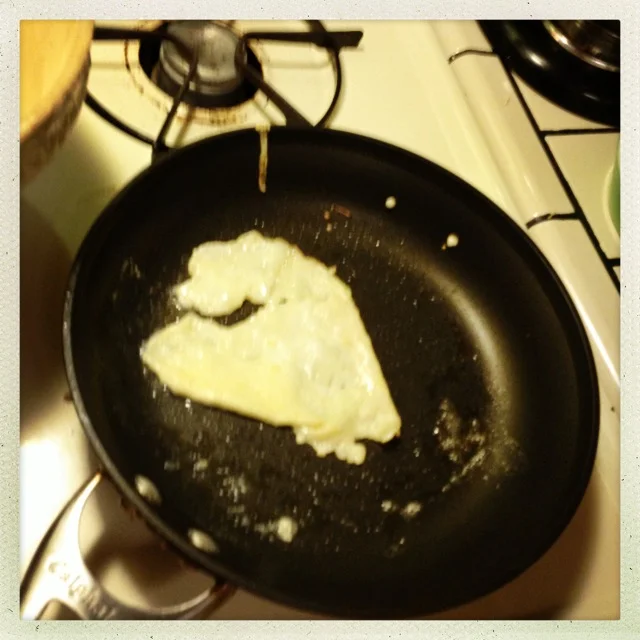 Mistakes, they come our way, both in crepe making and pulling focus on the camera.