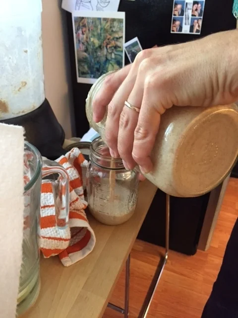 &nbsp; &nbsp; &nbsp; &nbsp; &nbsp; &nbsp; &nbsp; &nbsp; &nbsp; The live yeast Mary gave me before I mercilessly killed it. &nbsp;