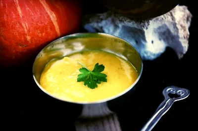 Roasted Kabocha Squash Soup