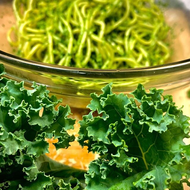 All hail #kale! Today in #makeyourownlunch class we taught kids how to make kale pesto. And guess what? They liked it! Oh kale, how I love you so.