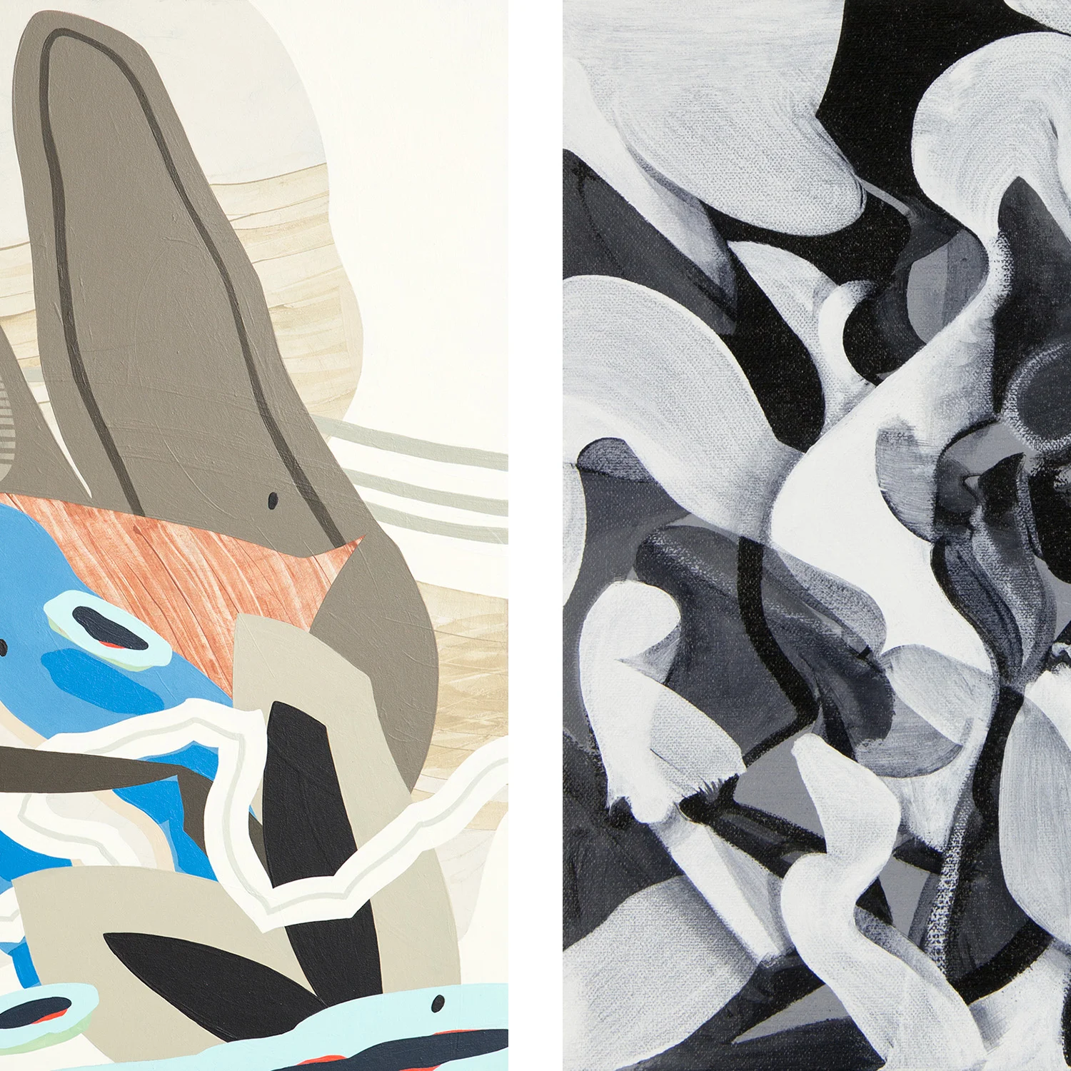 PAINTINGS BY RUBEN AGUIRRE + VICTOR LOPEZ