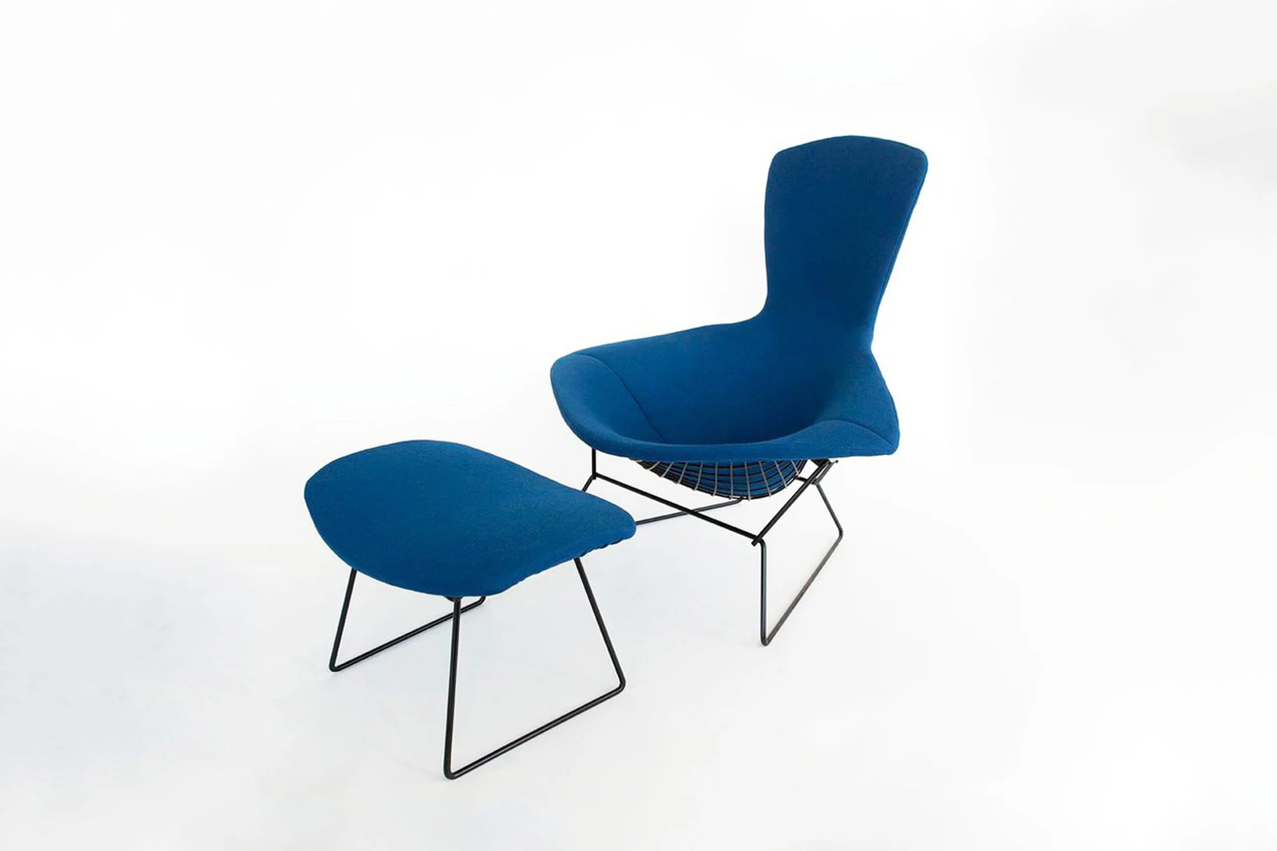 BERTOIA BIRD CHAIR + OTTOMAN