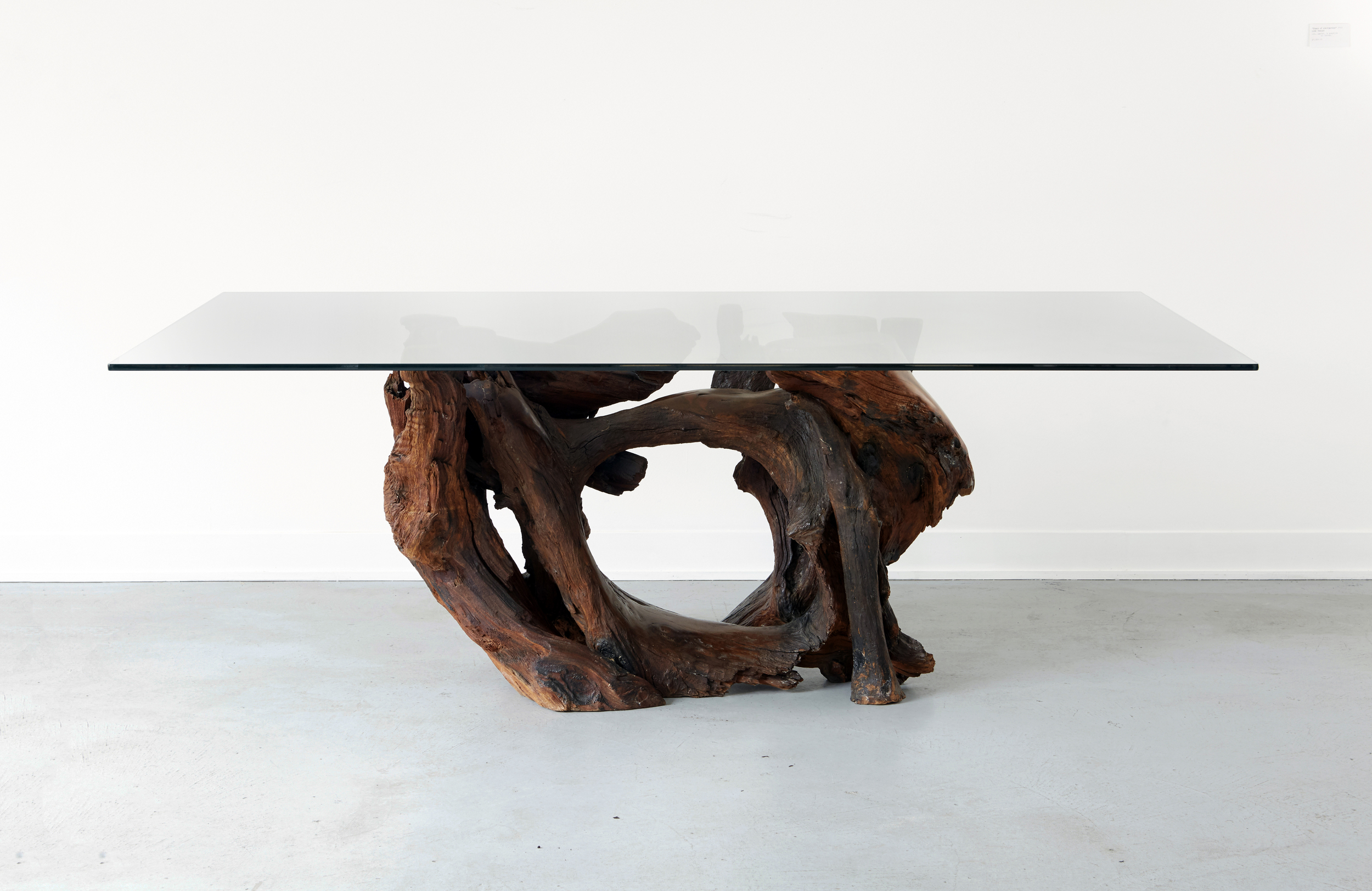 BURLWOOD DINING TABLE