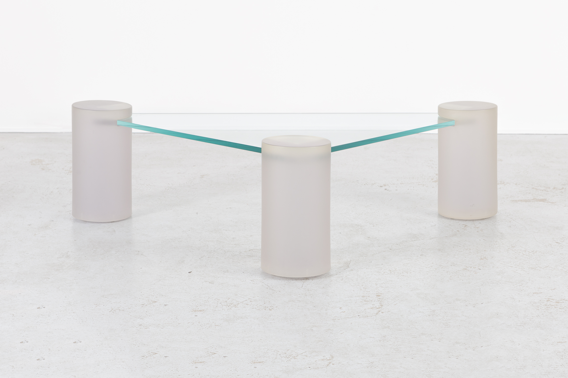 Sculptural Glass Coffee Table Matthew Rachman Gallery