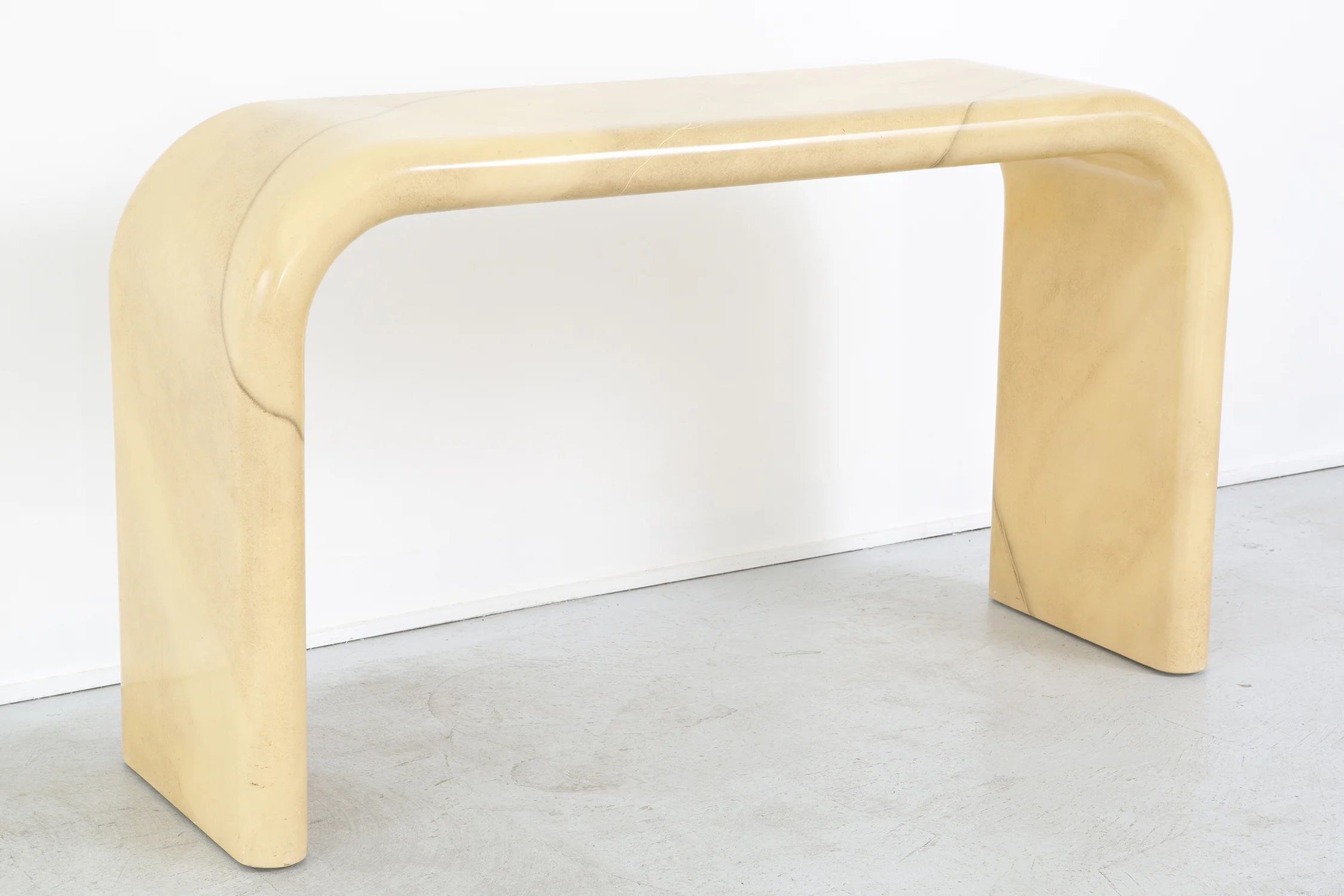 GOATSKIN CONSOLE TABLE