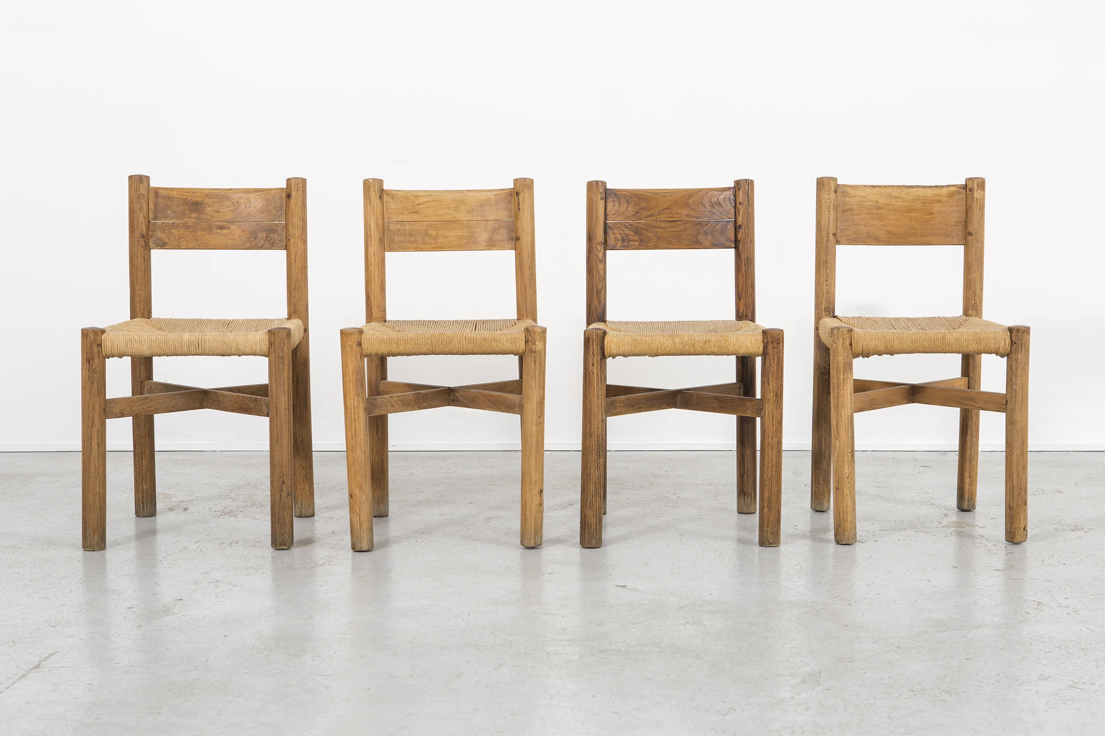 CHARLOTTE PERRIAND MÉRIBEL CHAIRS FOR GEORGES BLACHON