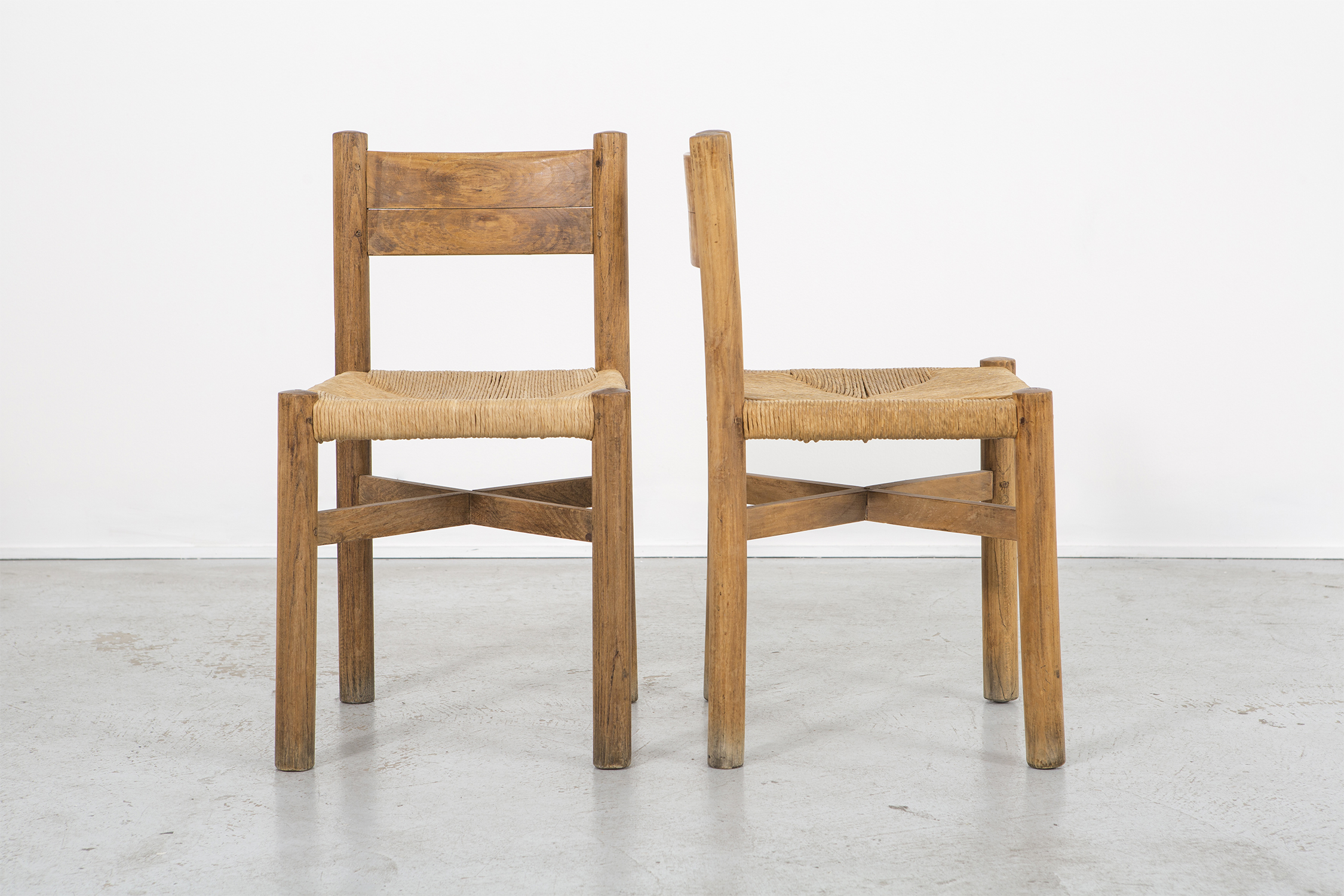 CHARLOTTE PERRIAND MÉRIBEL CHAIRS FOR GEORGES BLACHON — MATTHEW RACHMAN  GALLERY