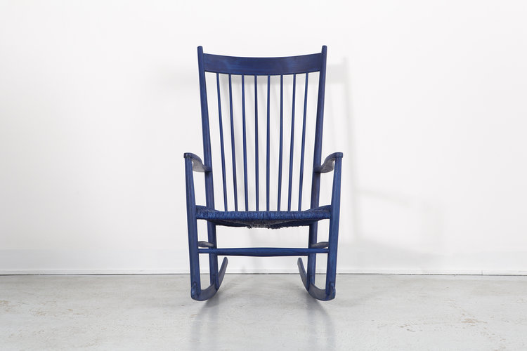 Hans Wegner Royal Blue Rocker