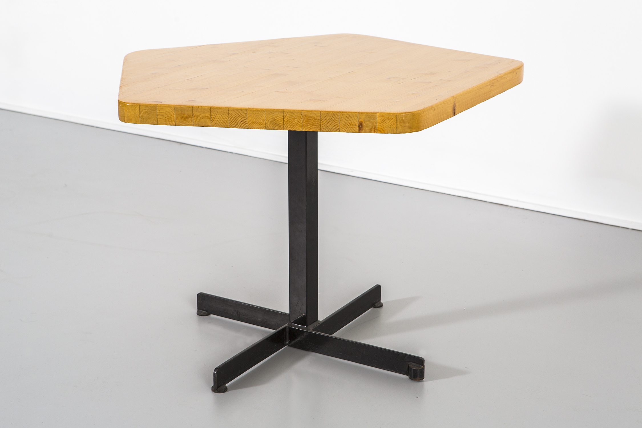 LES ARCS PENTAGONAL TABLE BY CHARLOTTE PERRIAND