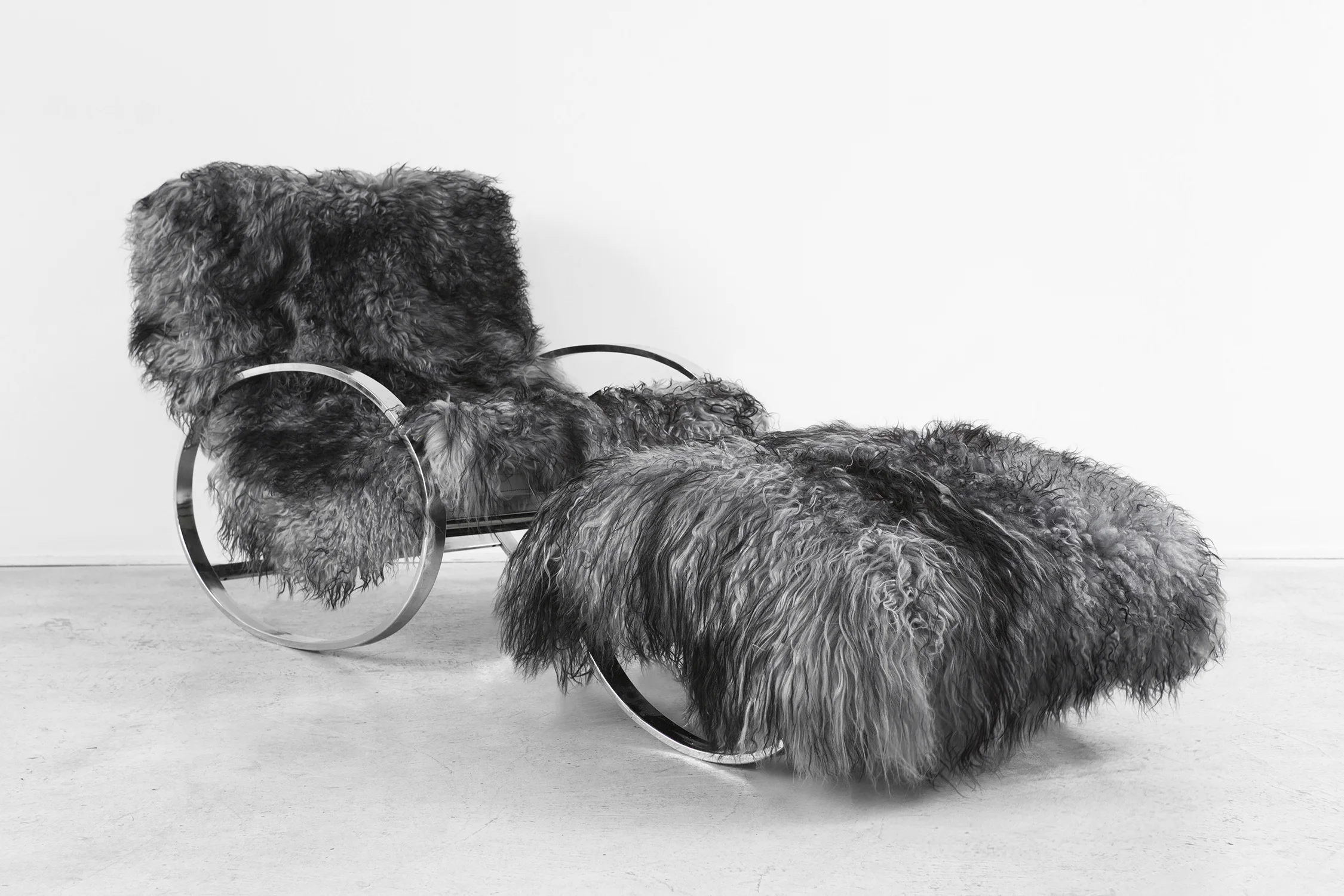 SELIG ROCKING CHAIR + OTTOMAN
