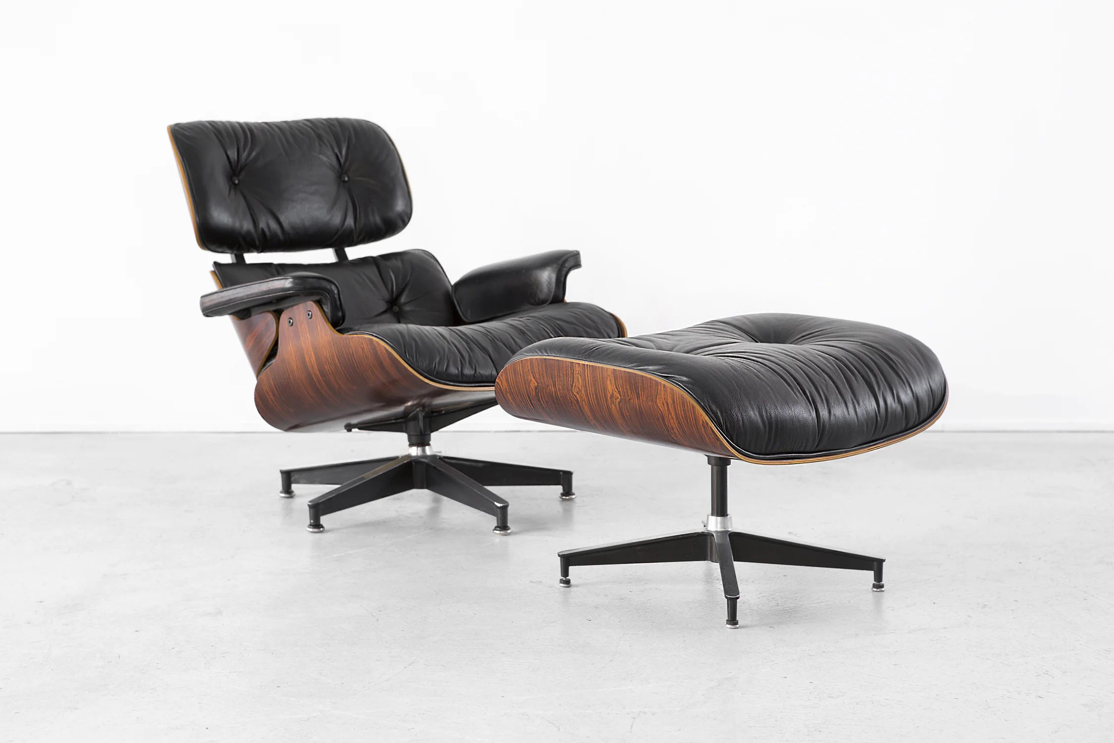 EAMES LOUNGE CHAIR + OTTOMAN
