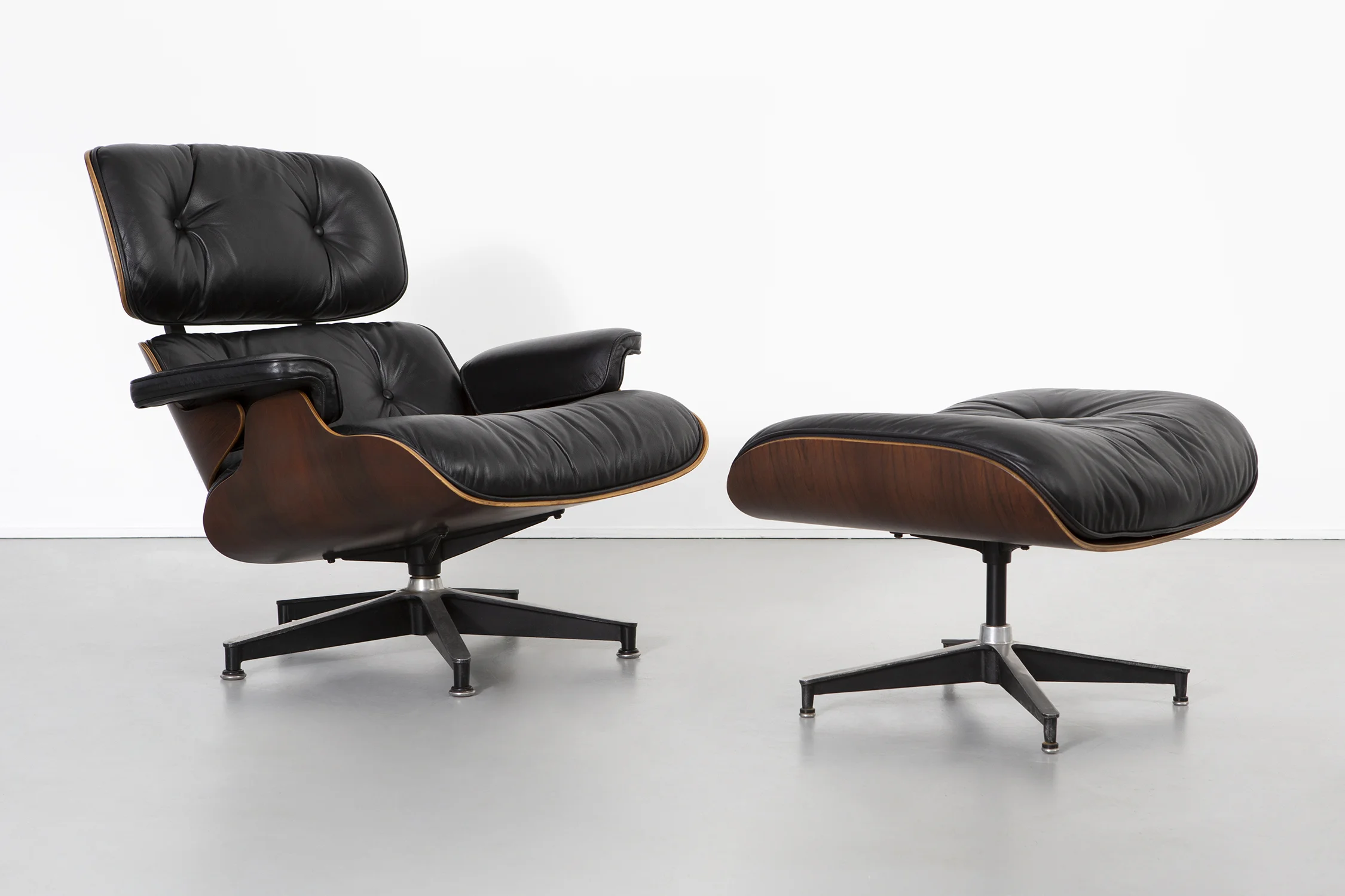 EAMES LOUNGE CHAIR + OTTOMAN