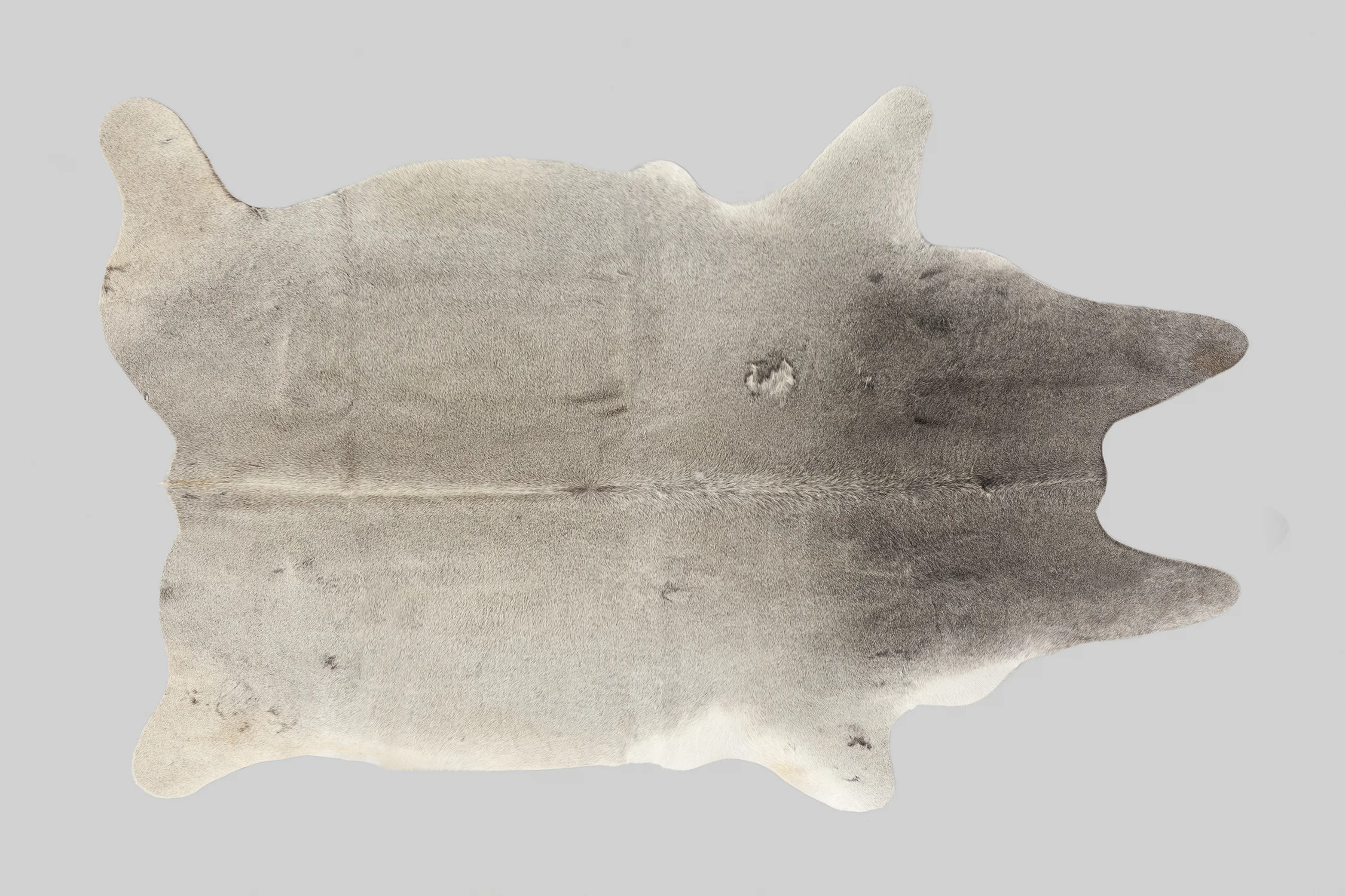 GRAY GENUINE BRAZILIAN COWHIDE