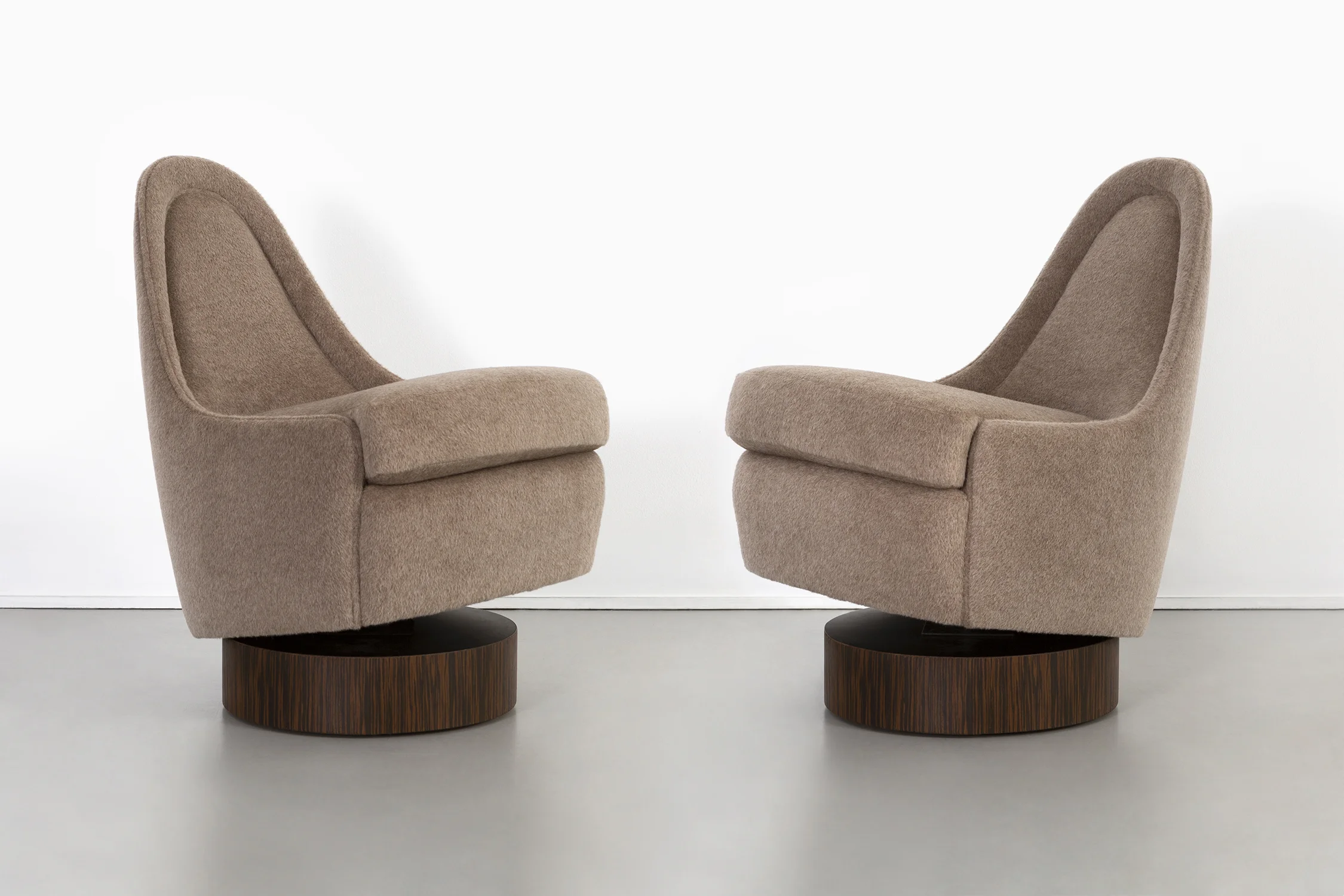 MILO BAUGHMAN CHILD'S SIZE SWIVEL CHAIRS