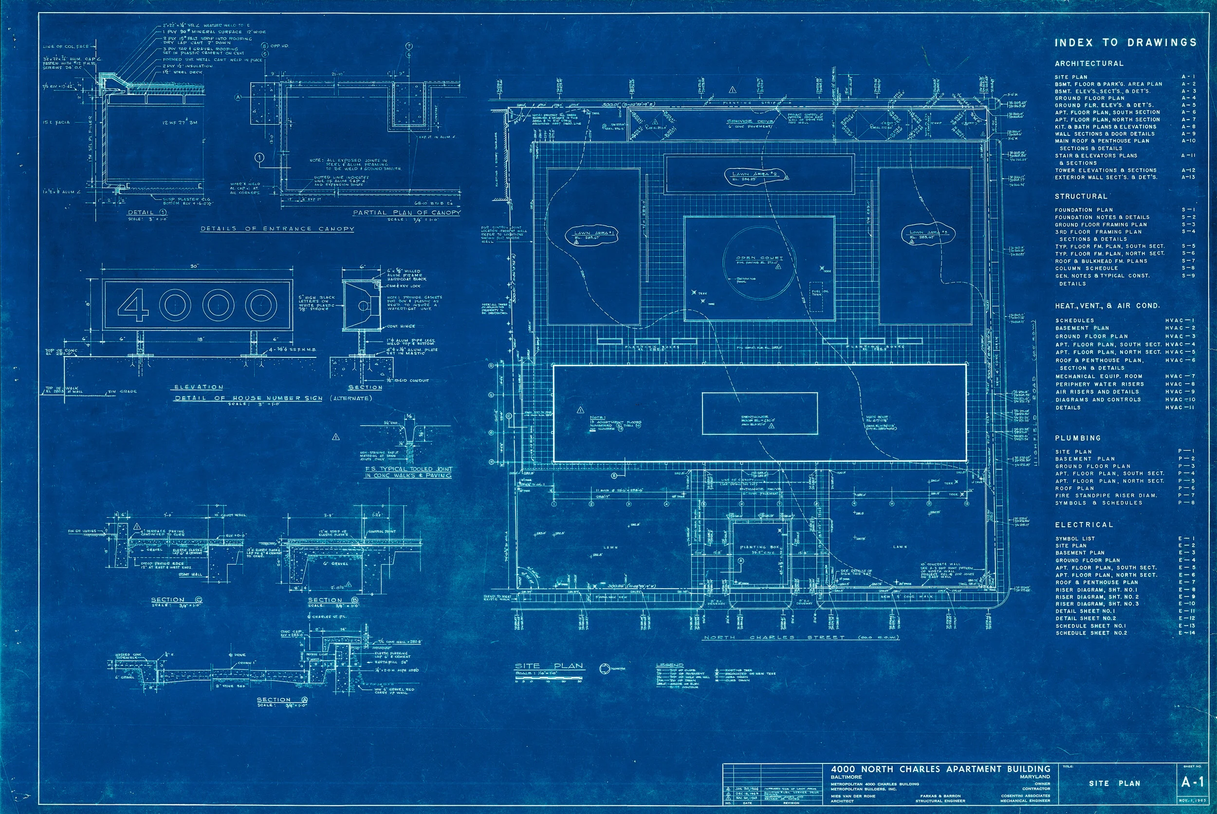 4000 NORTH CHARLES: A-1