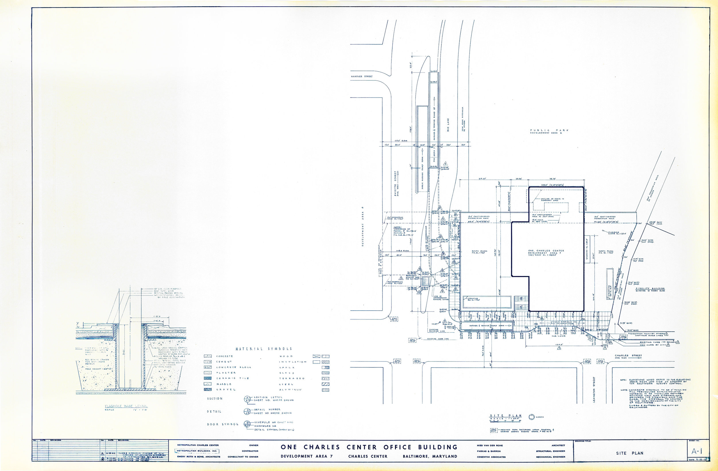ONE CHARLES CENTER: A-1