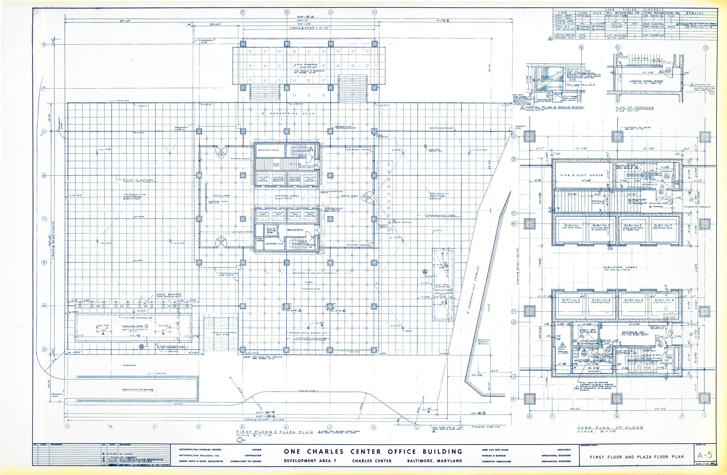 ONE CHARLES CENTER: A-5