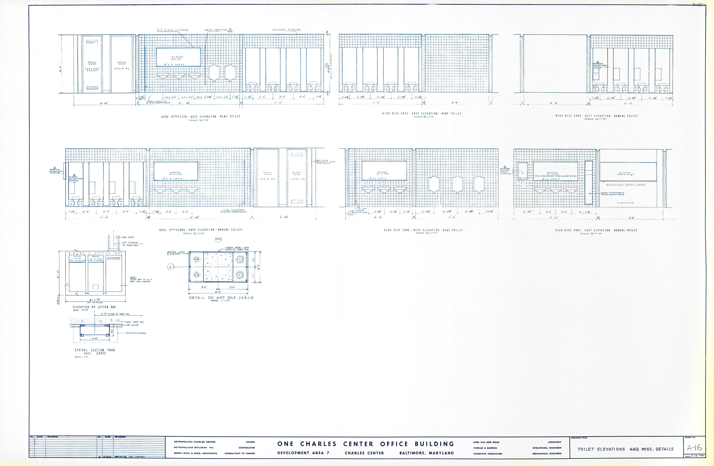 ONE CHARLES CENTER: A-16