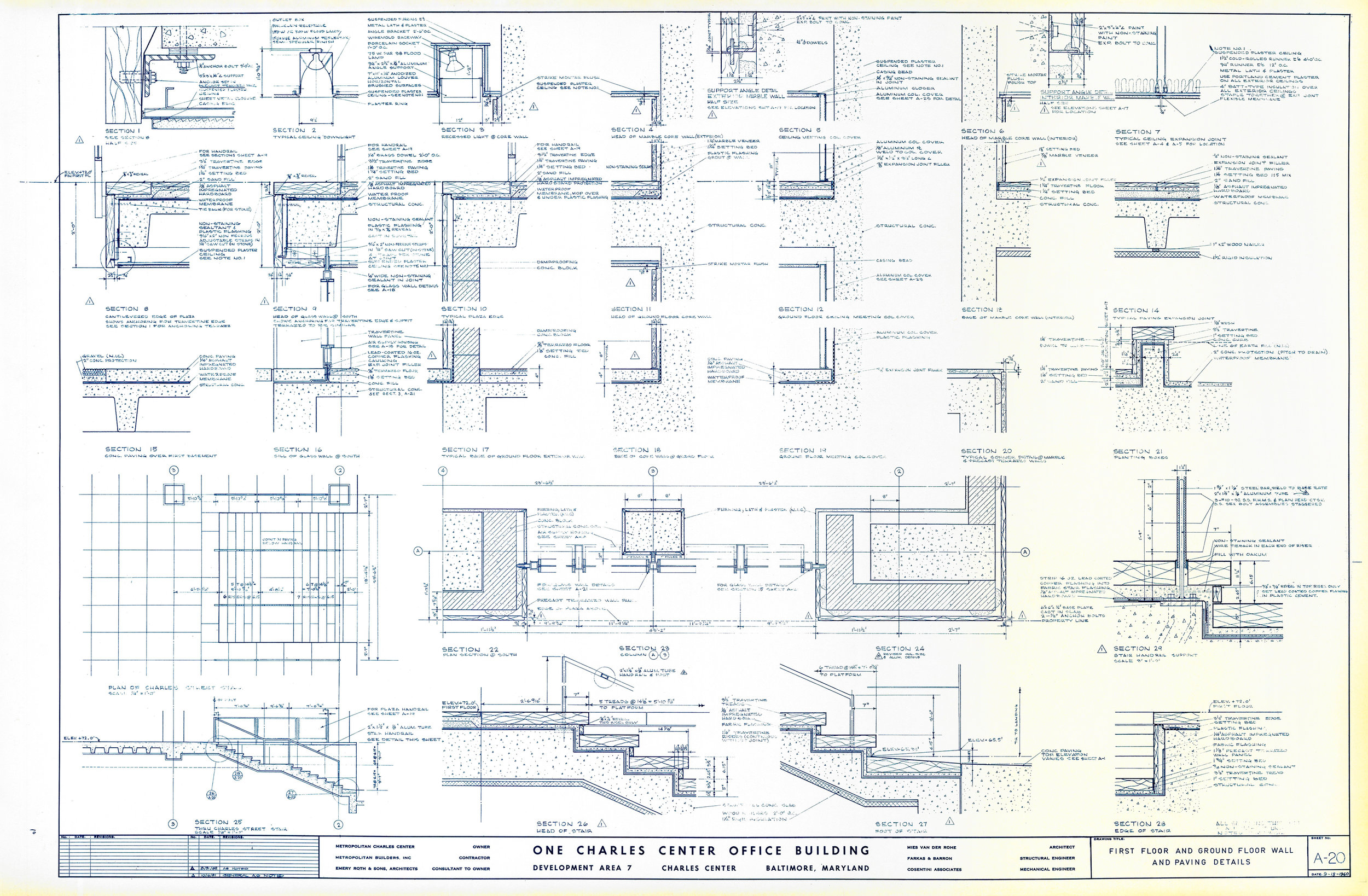 ONE CHARLES CENTER: A-20
