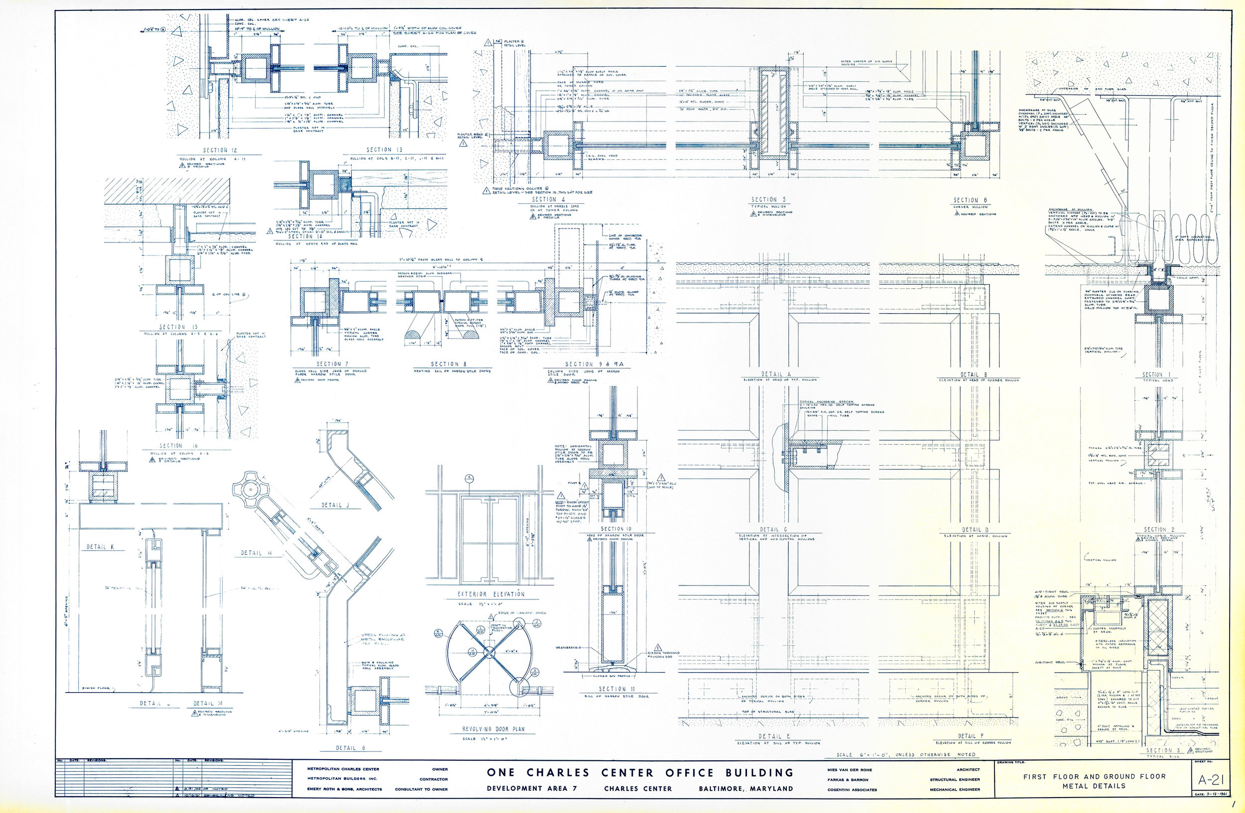ONE CHARLES CENTER: A-21