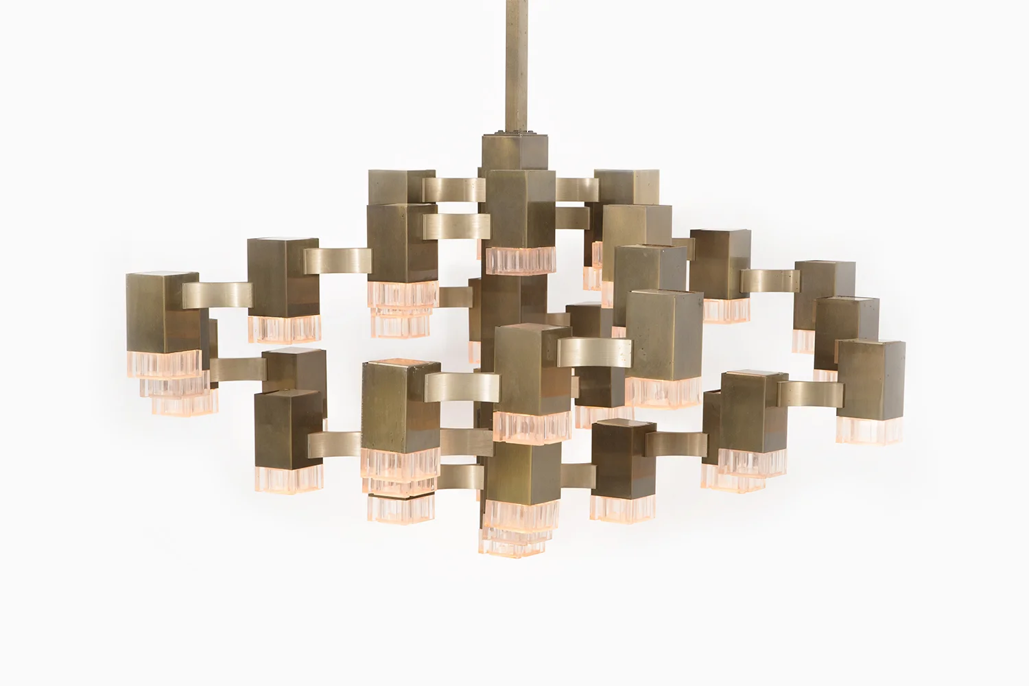 GAETANO SCIOLARI CUBIC CHANDELIER