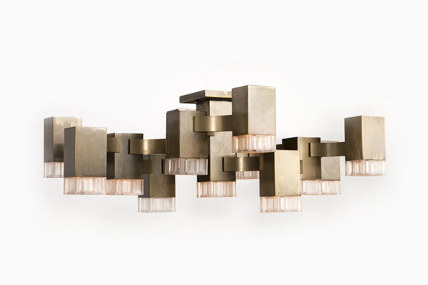 GAETANO SCIOLARI CUBIC CHANDELIER 