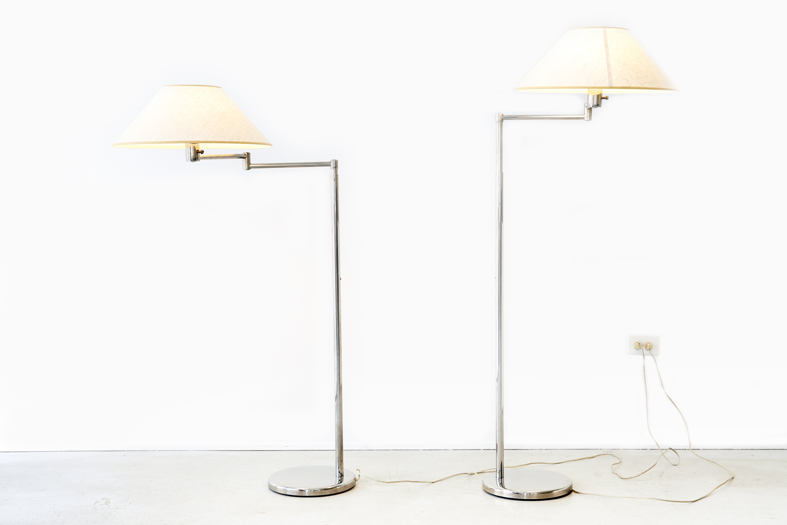 WALTER VON NESSEN SWING ARM LAMPS