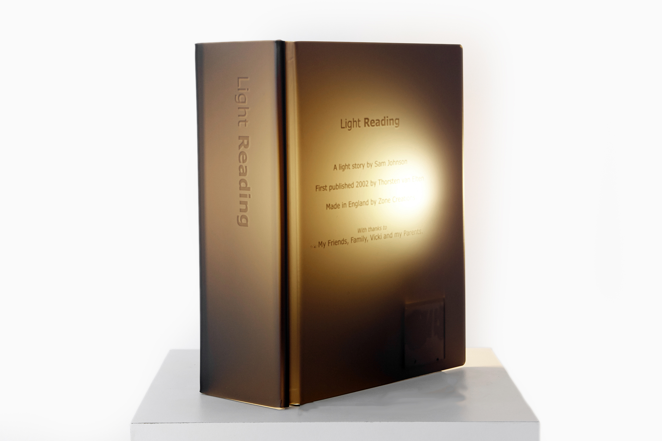SAM JOHNSON BOOK LAMP