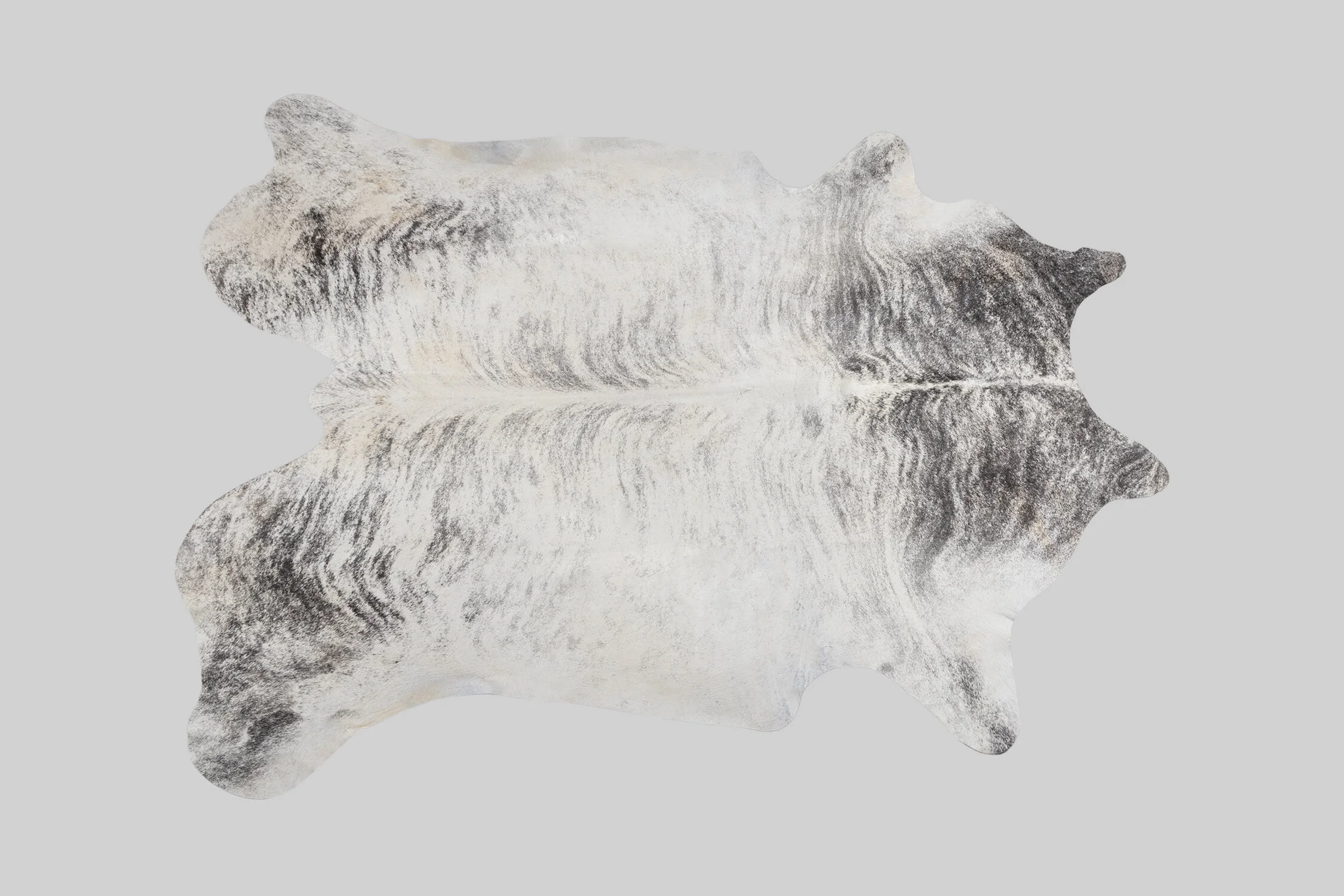 GRAY BRINDLE GENUINE BRAZILIAN COWHIDE