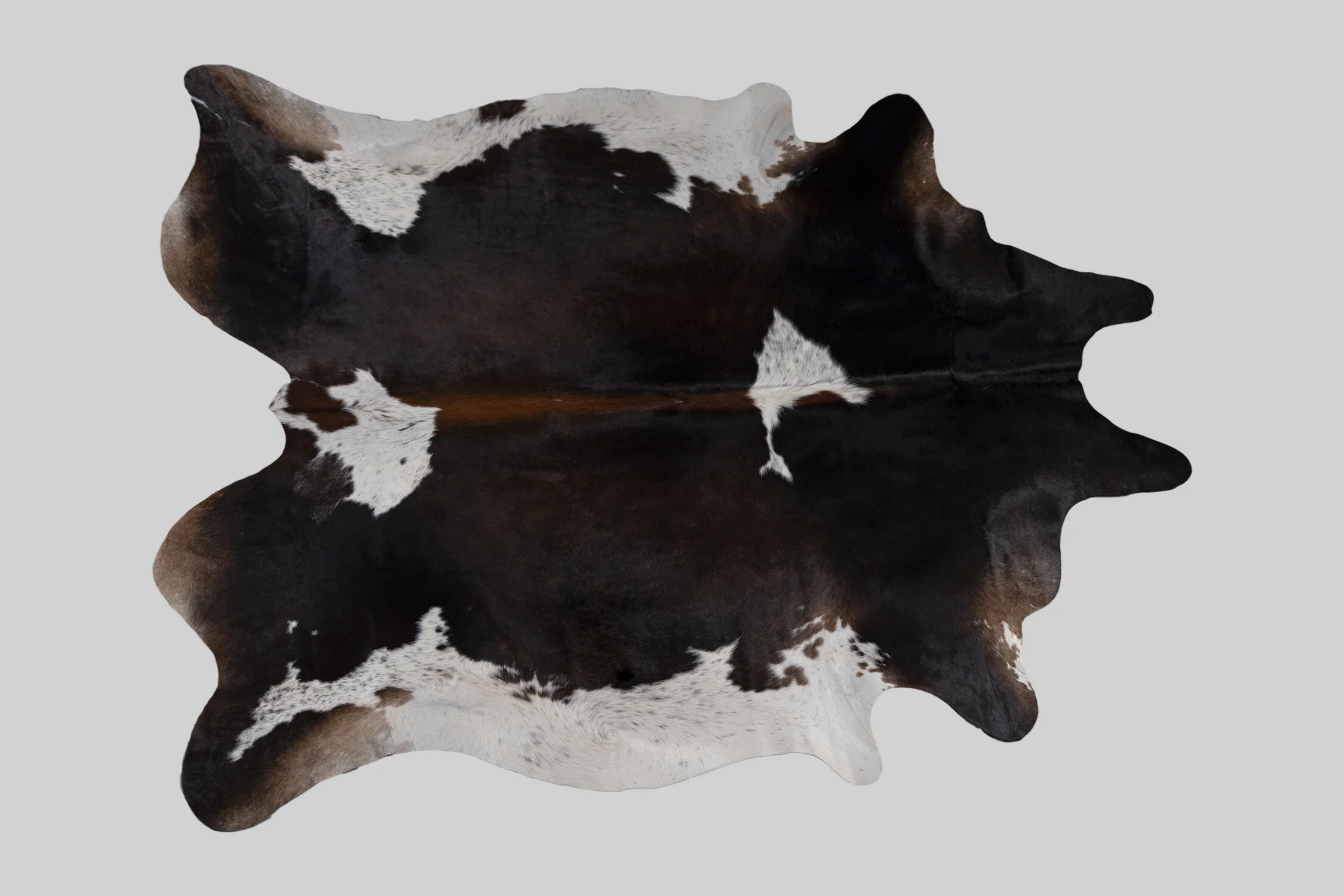 TRICOLOR GENUINE BRAZILIAN COWHIDE