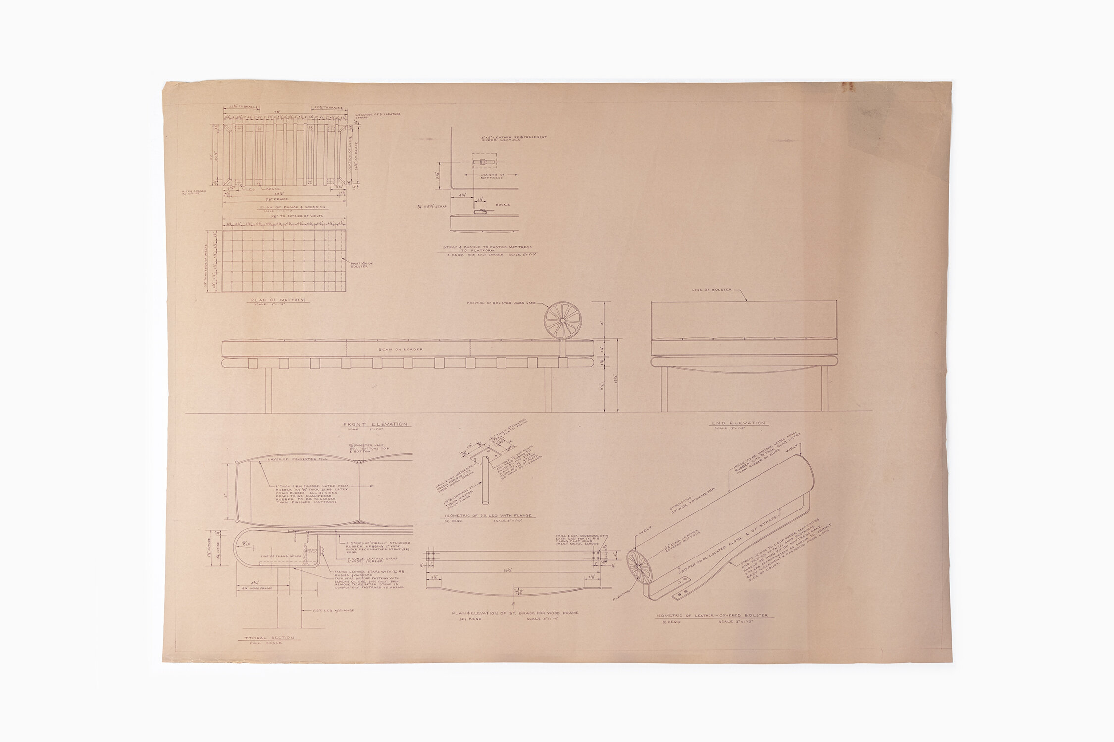 MIES VAN DER ROHE: COUCH