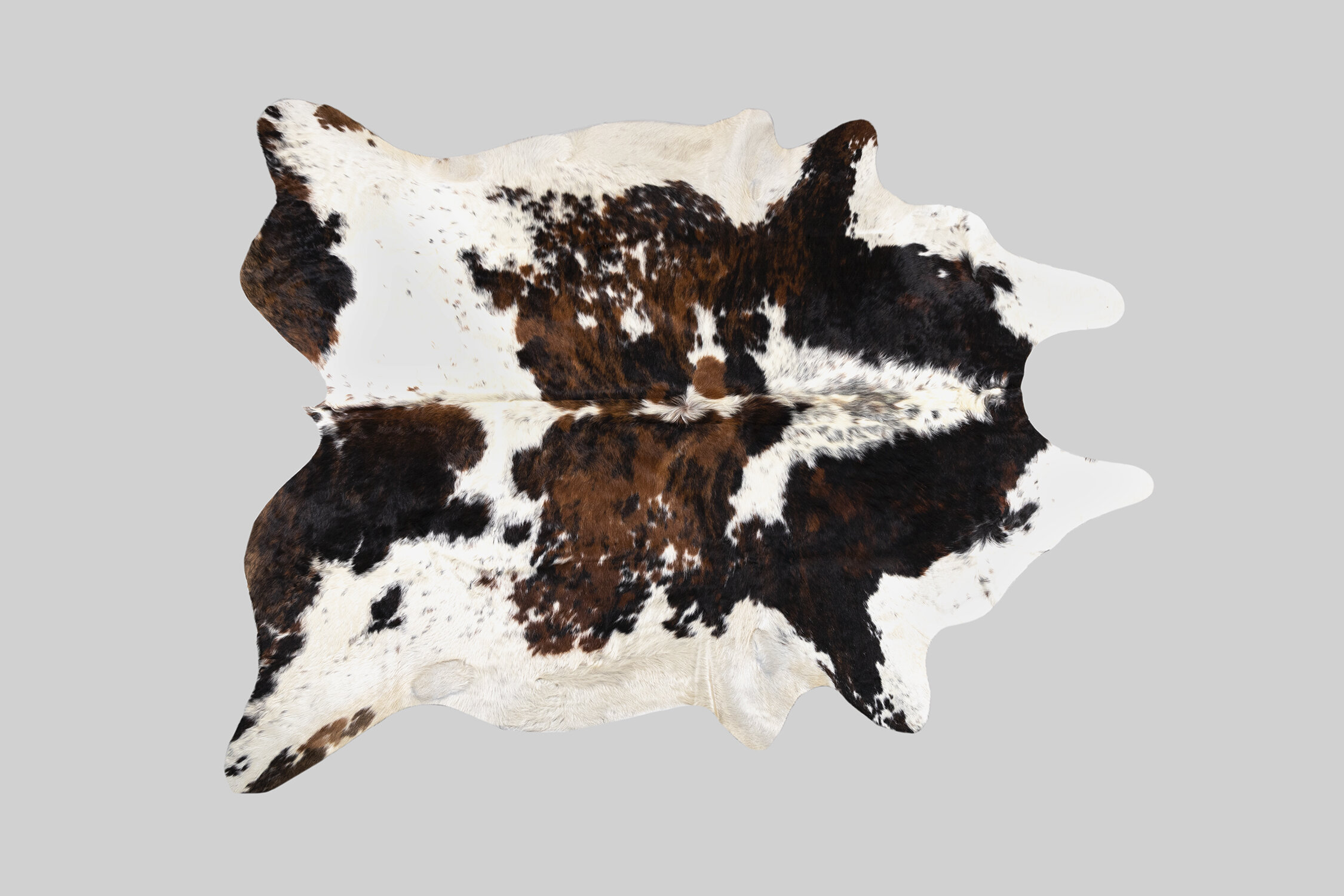 TRICOLOR GENUINE BRAZILIAN COWHIDE