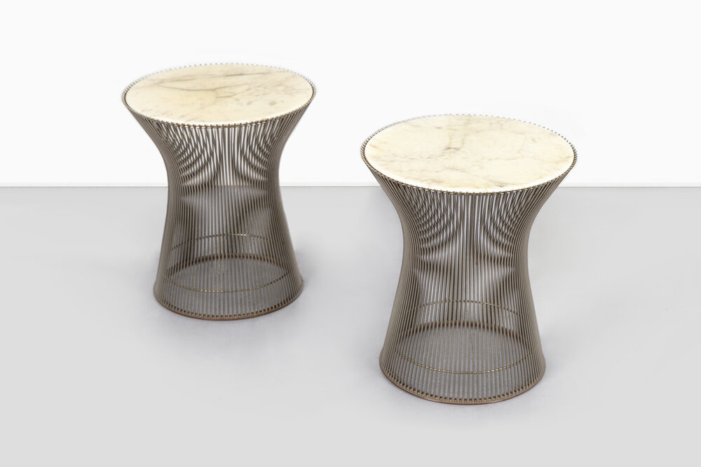 WARREN PLATNER FOR KNOLL SIDE TABLES