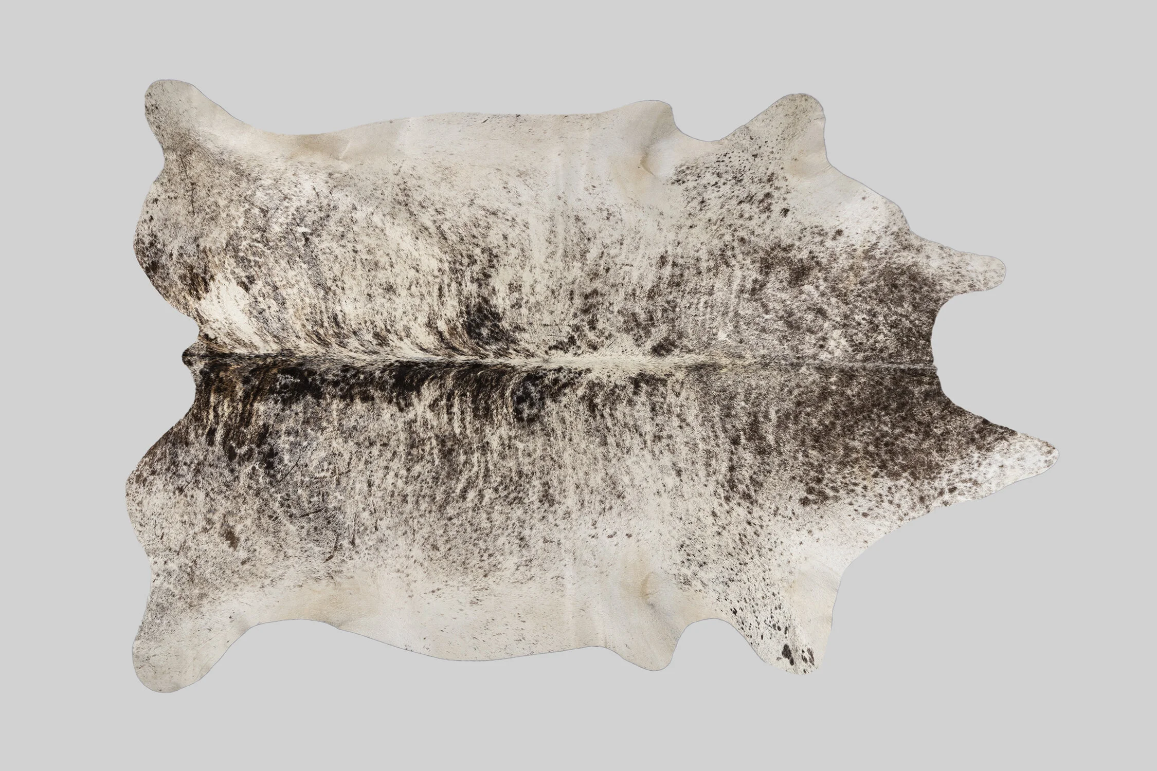 GRAY BRINDLE GENUINE BRAZILIAN COWHIDE
