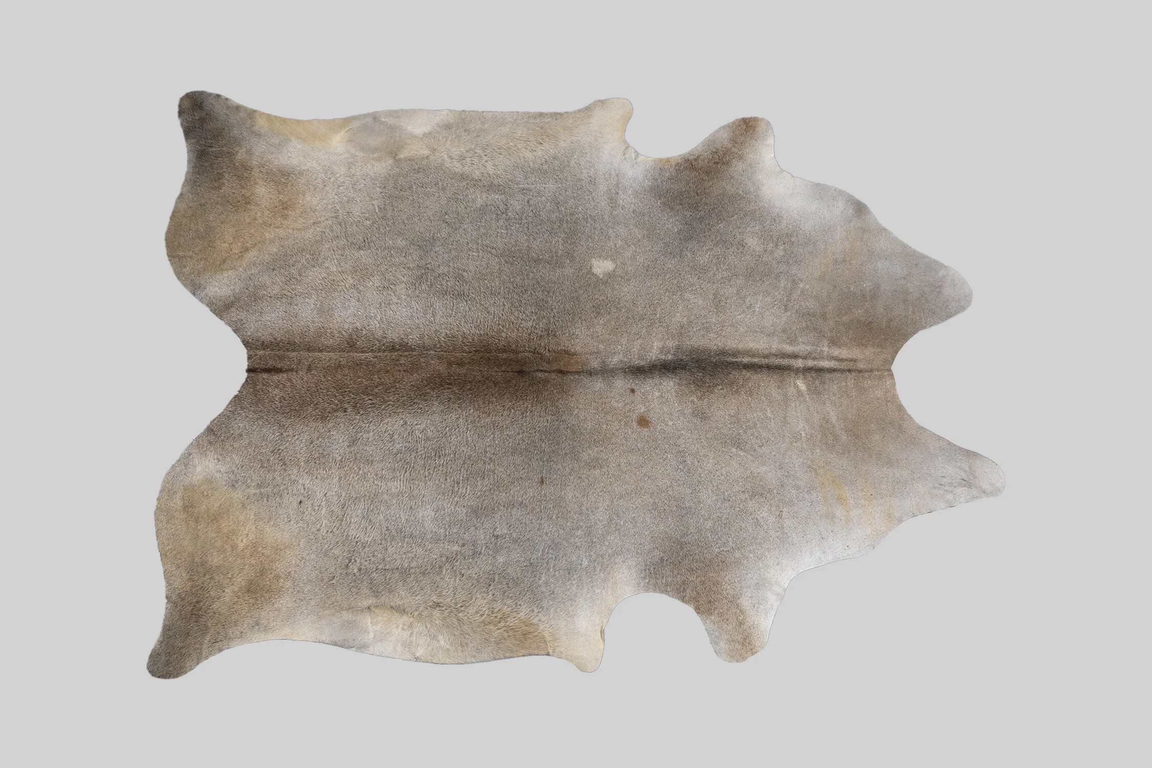 GRAY GENUINE BRAZILIAN COWHIDE